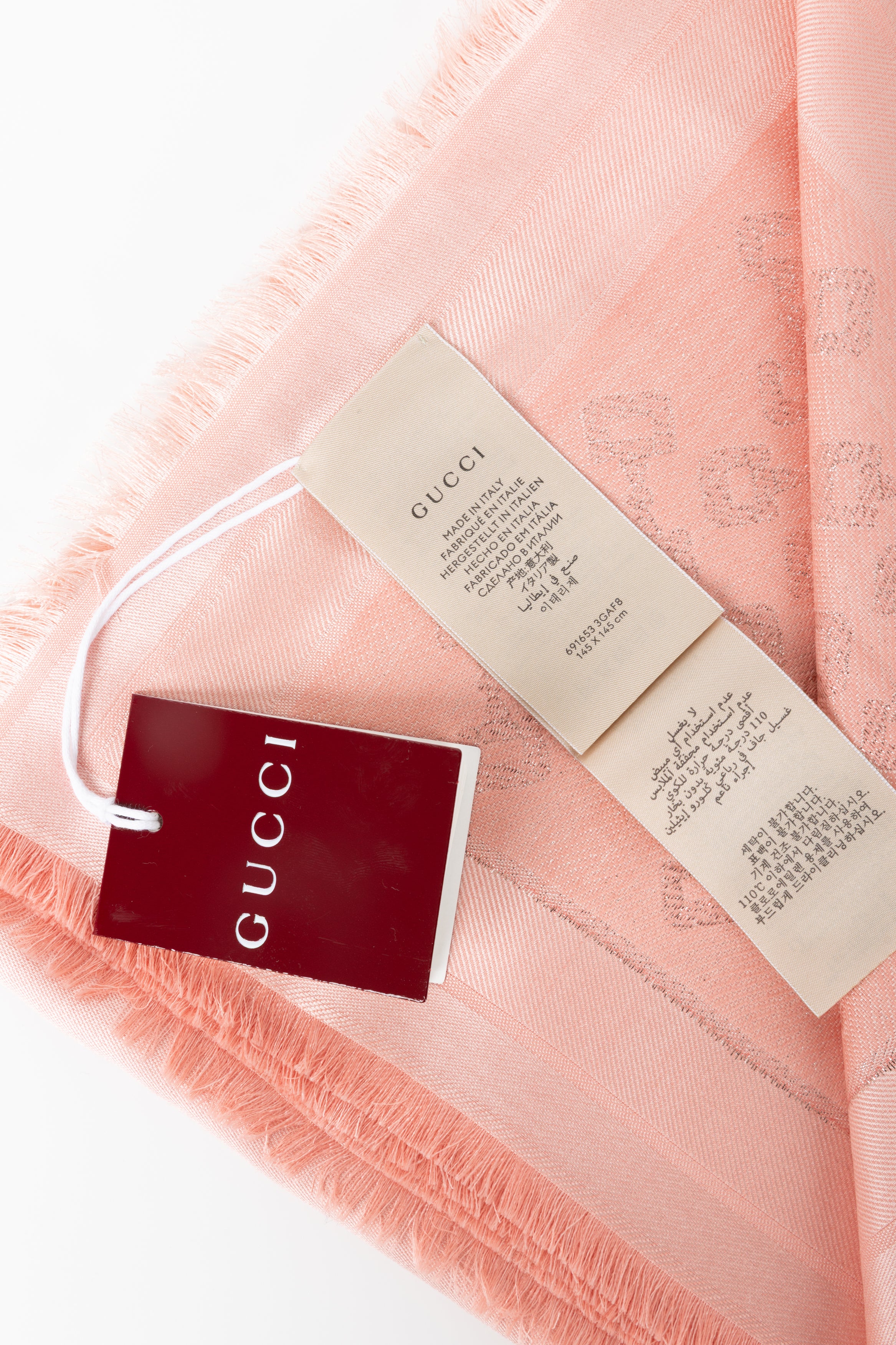 GUCCI STOLA MORSETTO ROSA LUX 09
