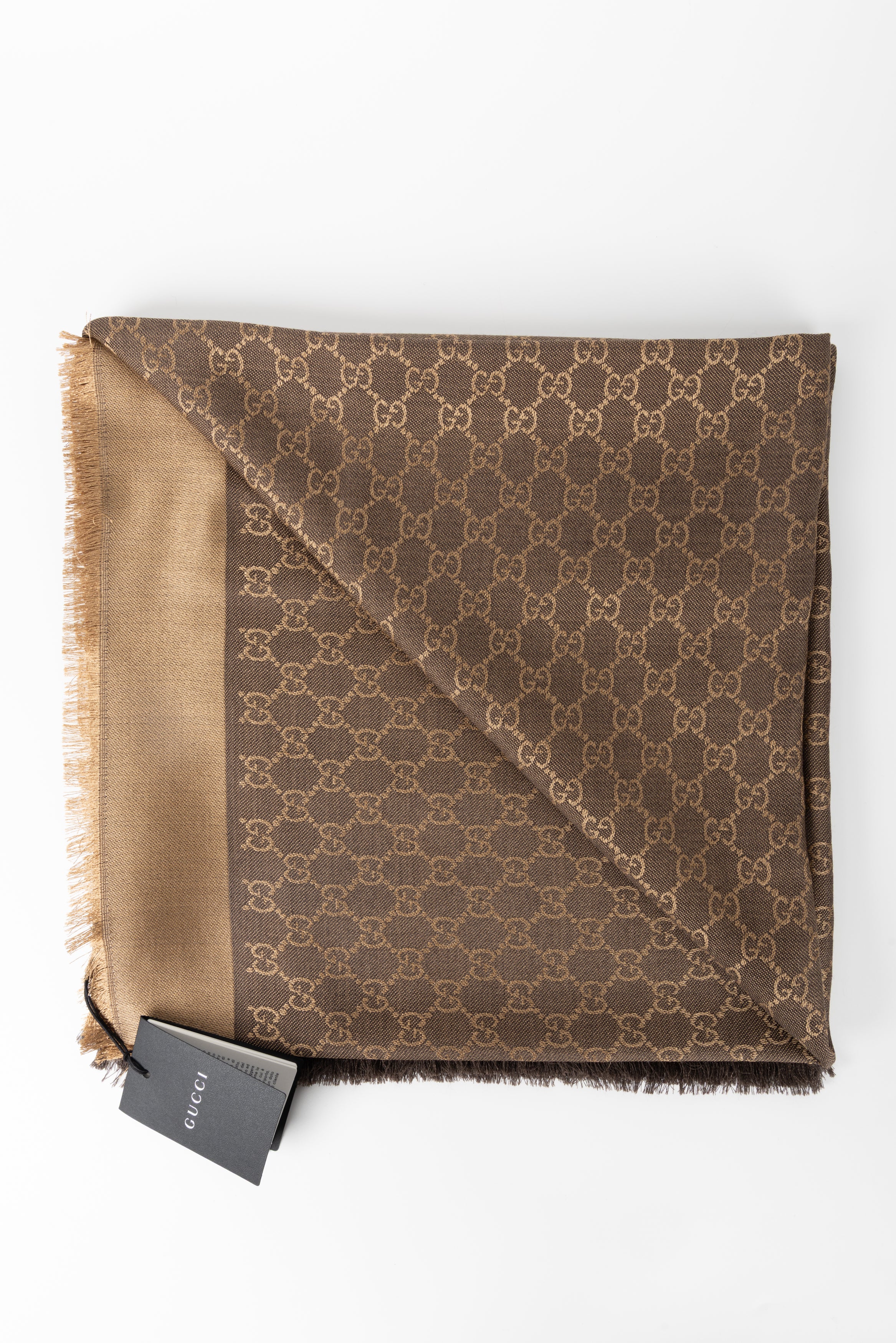 GUCCI STOLA BEIGE/MARRONE GG 06