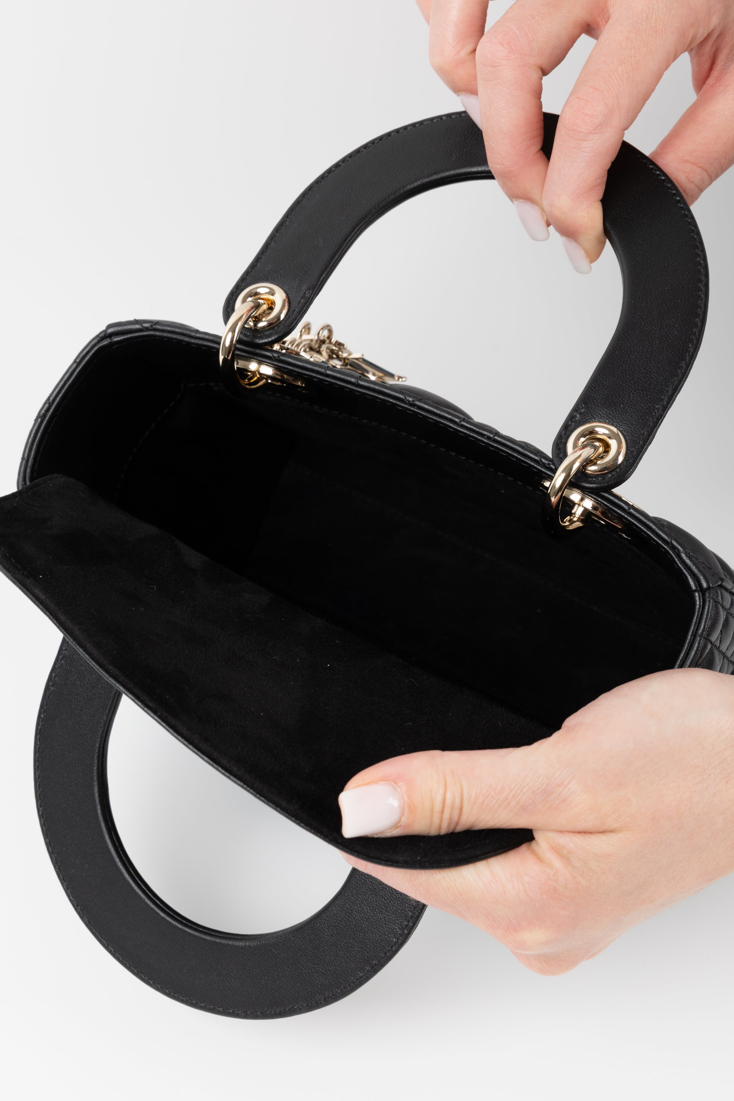 LADY DIOR SMALL NERA