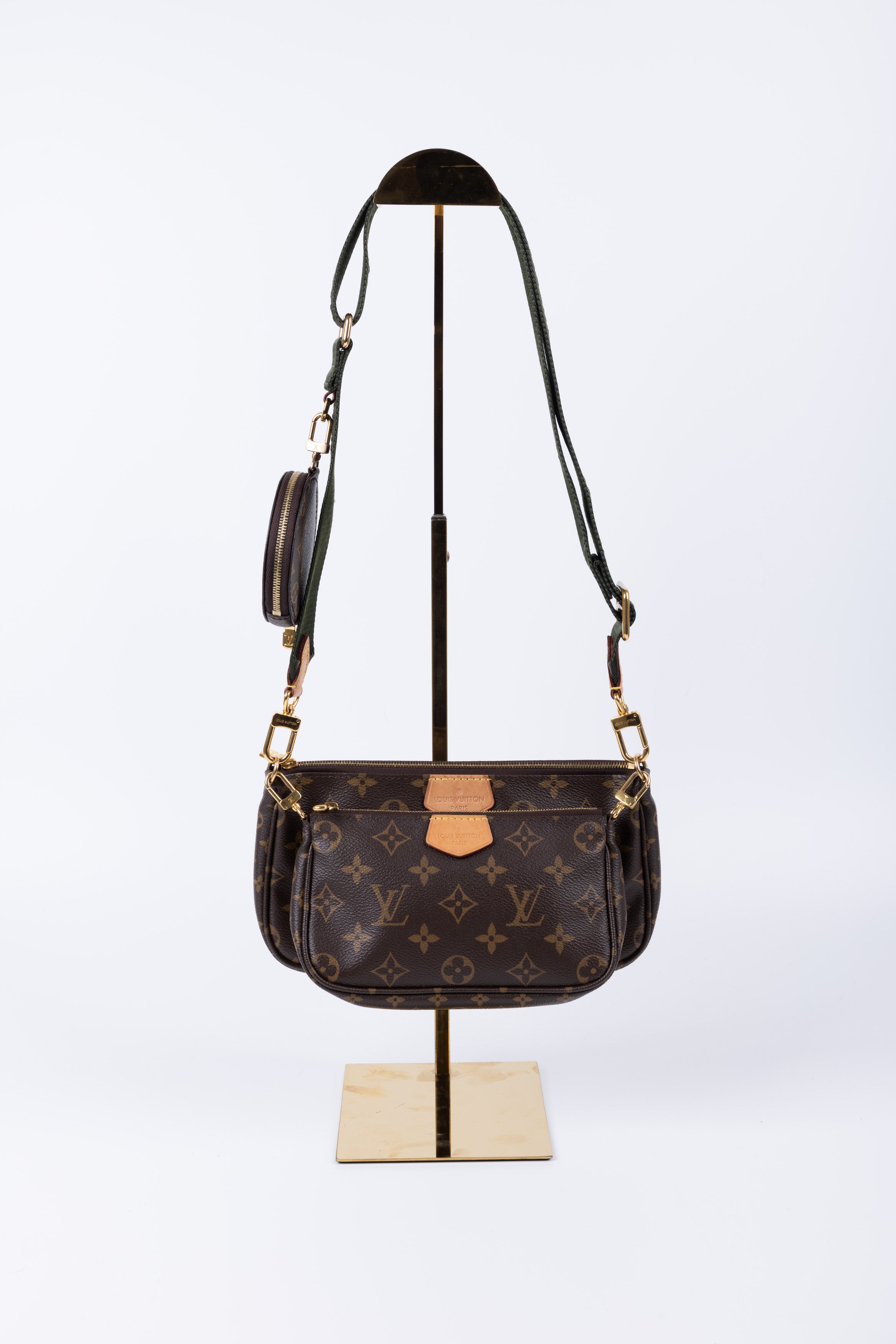 LOUIS VUITTON MULTI POCHETTE VERDE KAKI