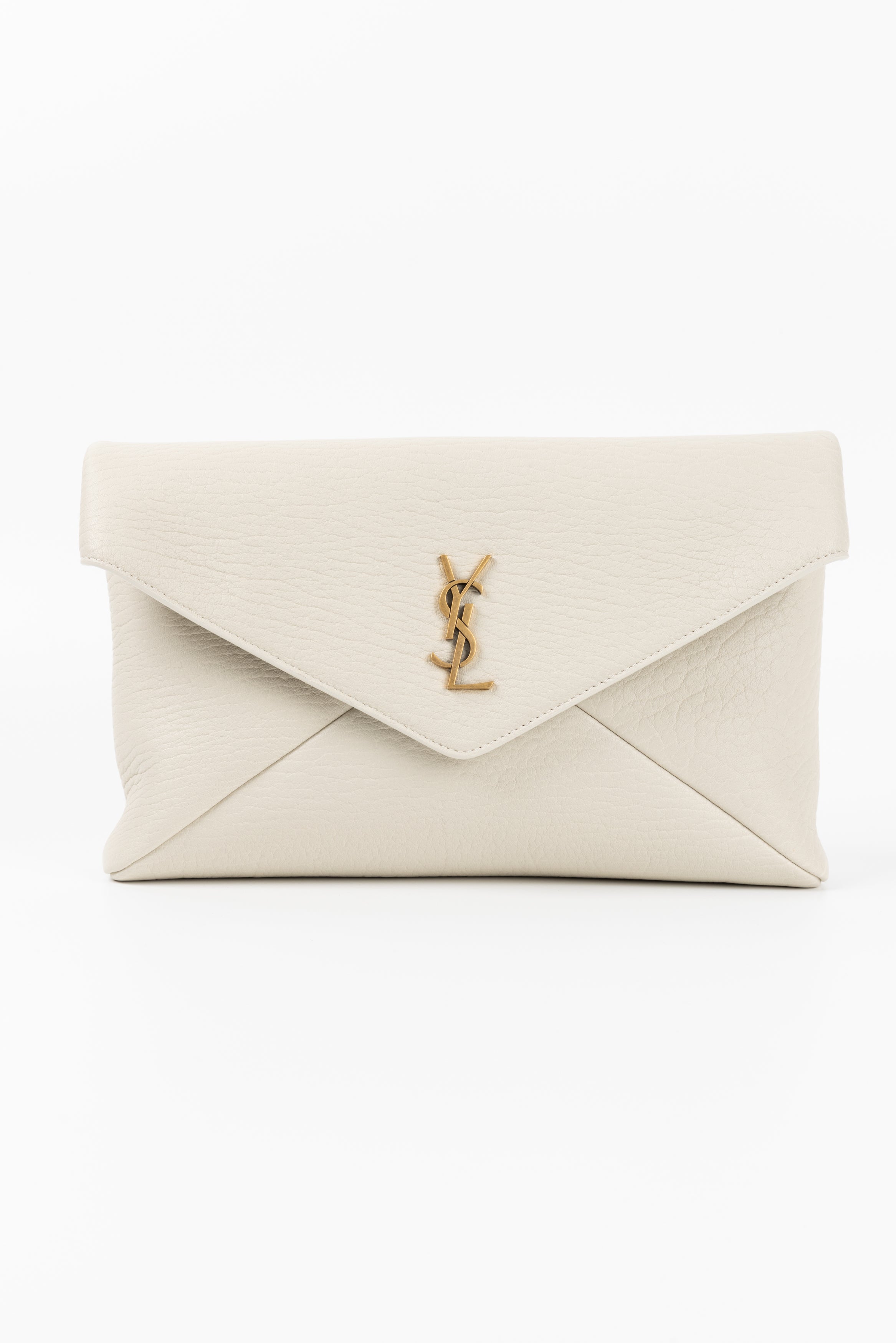 SAINT LAURENT ENEVELOPE POUCH BLANC VINTAGE