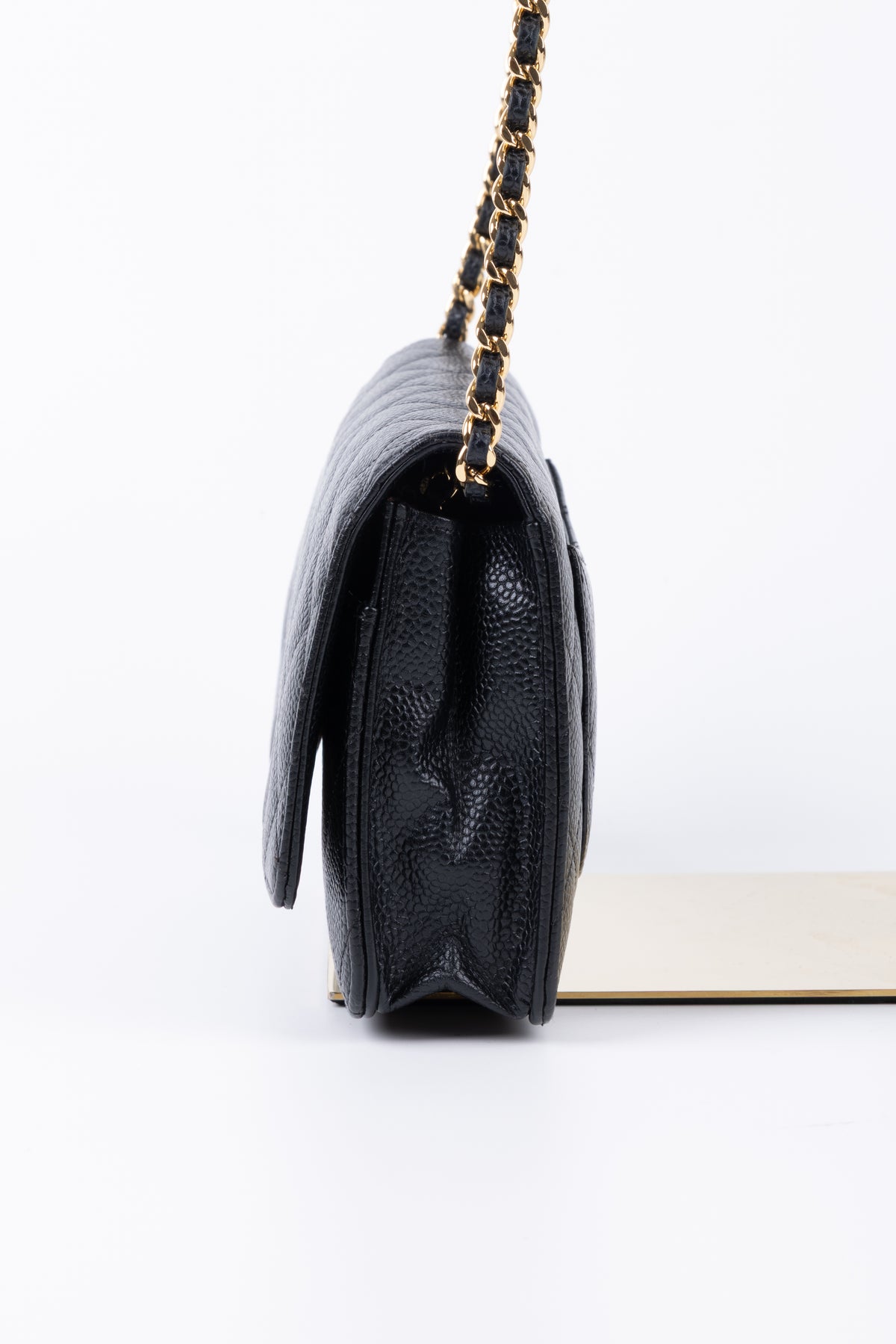 CHANEL WOC CAVIAR NERO/ORO