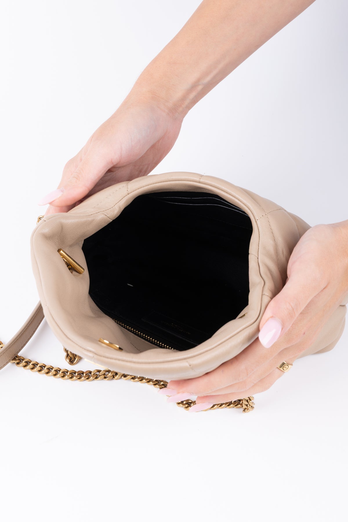 SAINT LAURENT LOU LOU SOFT BEIGE