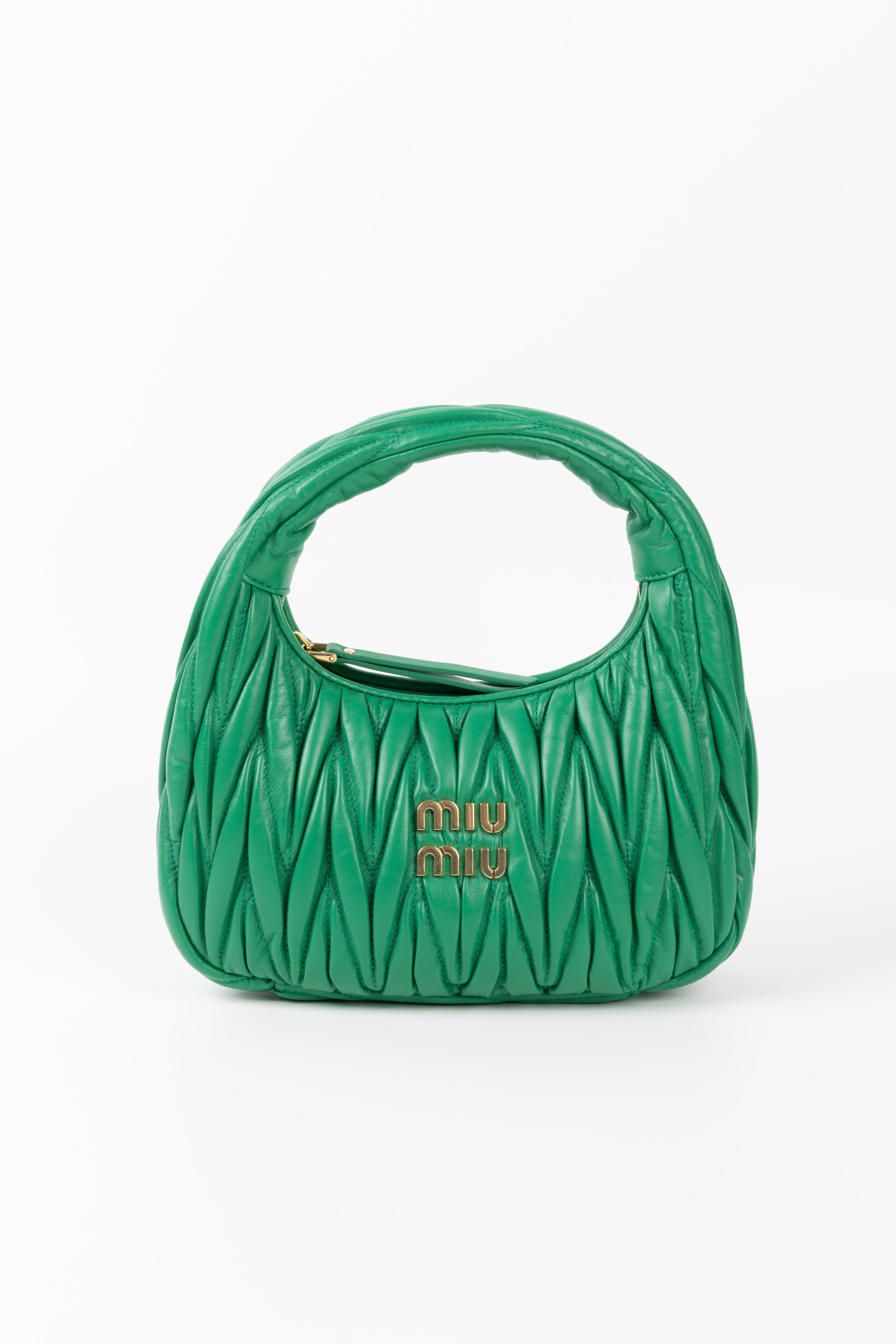 Miu Miu Hobo Wonder Small VERDE