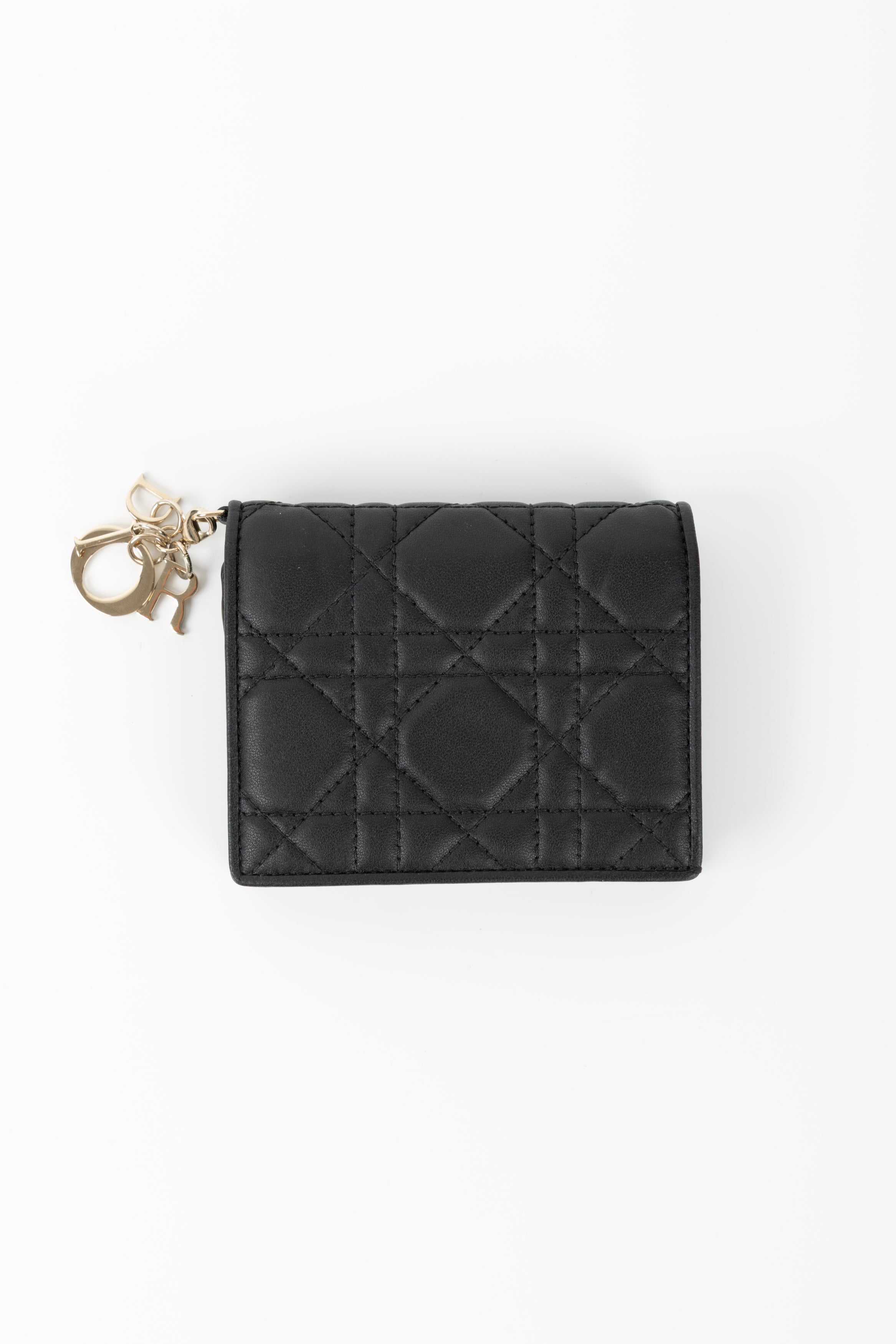 Dior Portafoglio mini Gardenia Lady Dior nero