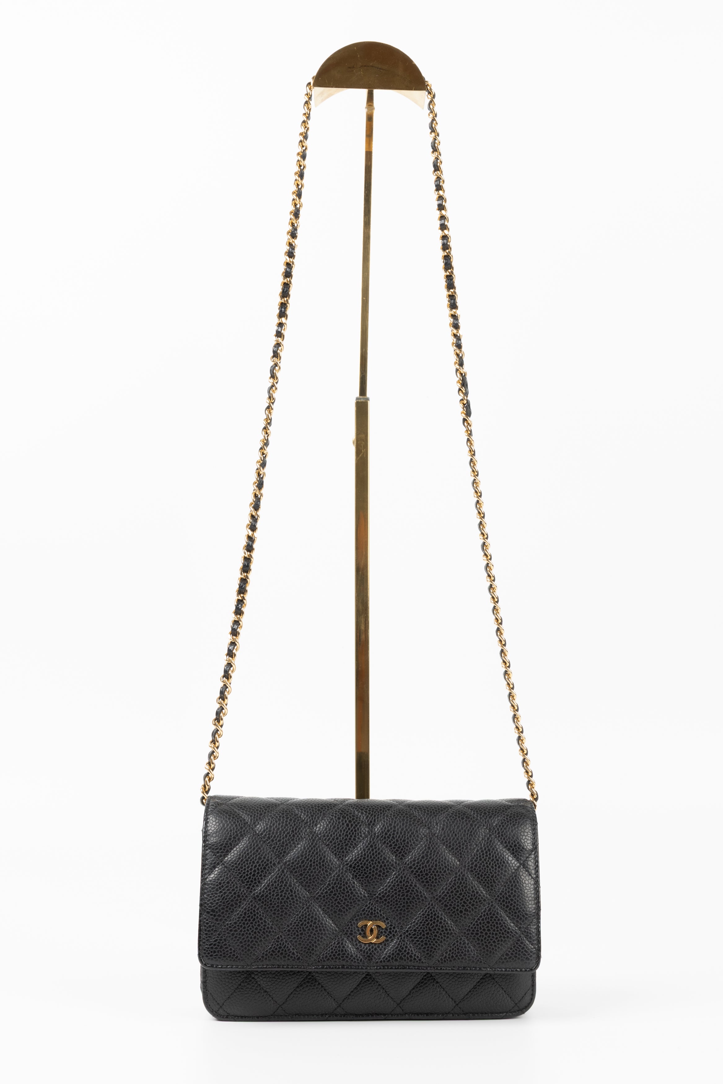 CHANEL WOC CAVIAR NERO/ORO