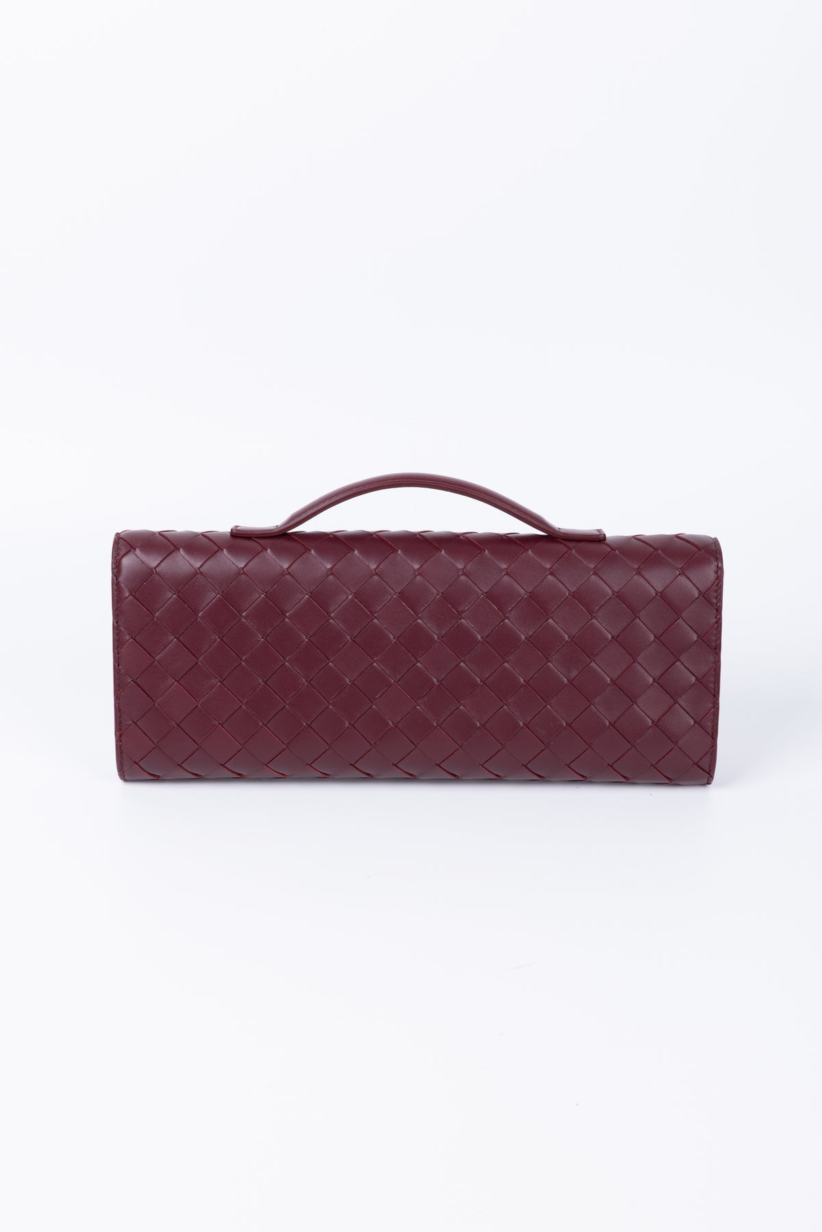 BOTTEGA VENETA ANDIAMO CLUTCH BAROLO