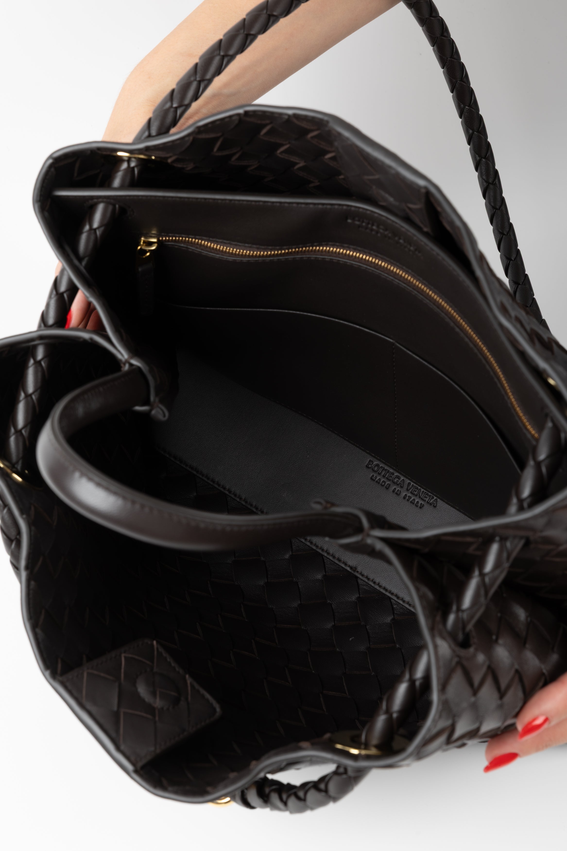 BOTTEGA VENETA ANDIAMO MEDIA FONDANT