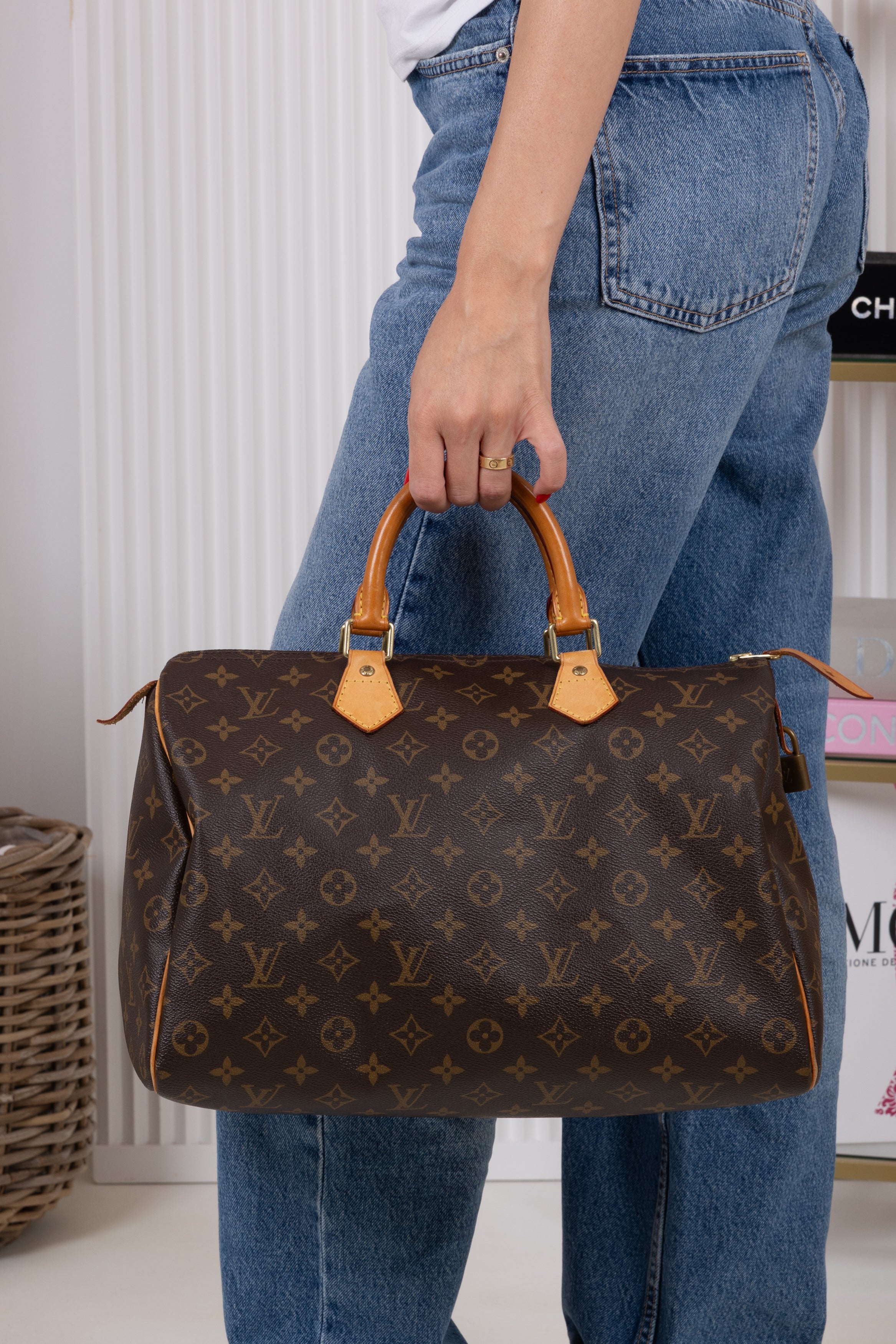 LOUIS VUITTON SPEEDY 35 MONOGRAM LV