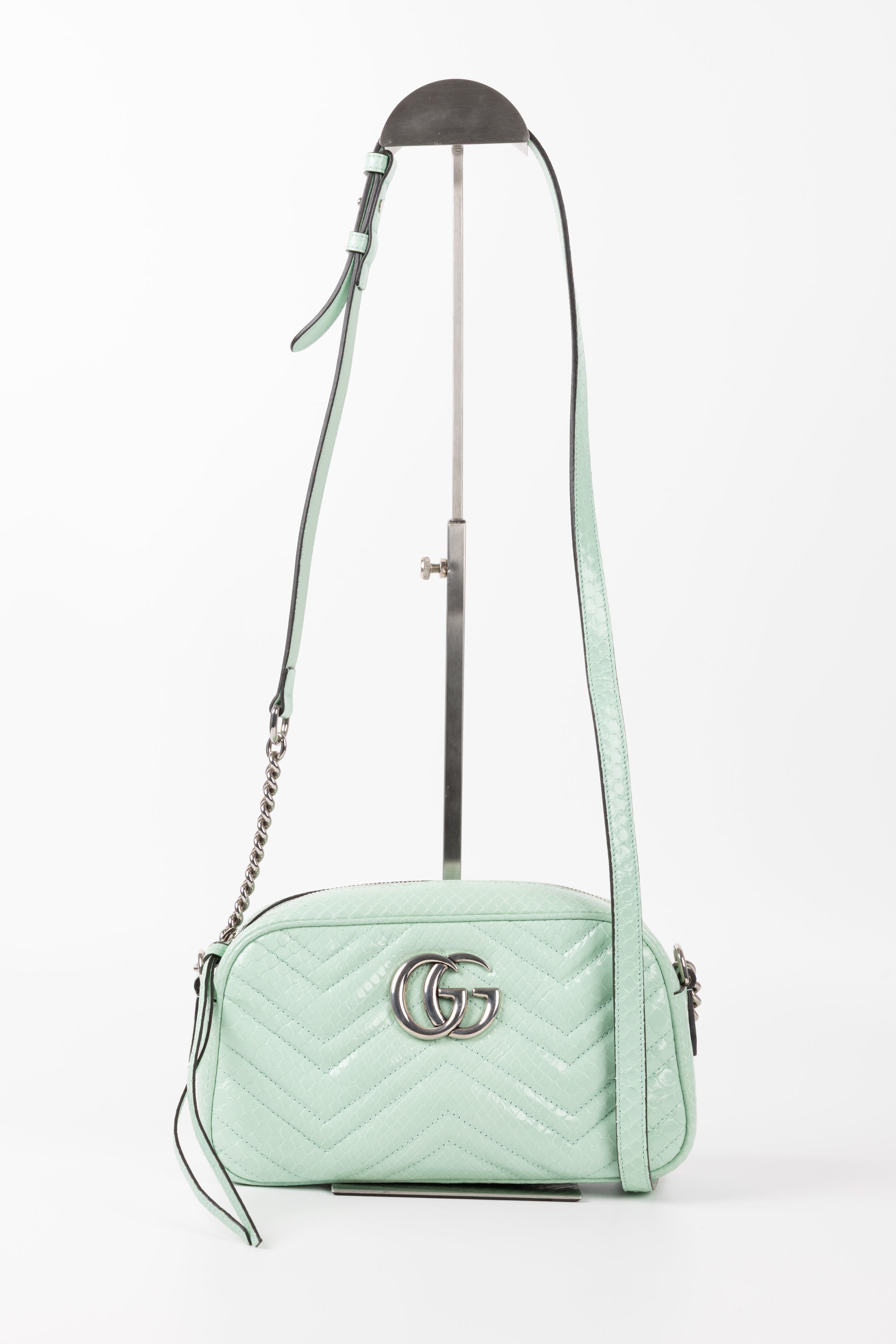 GUCCI CAMERA BAG VERDE ACQUA
