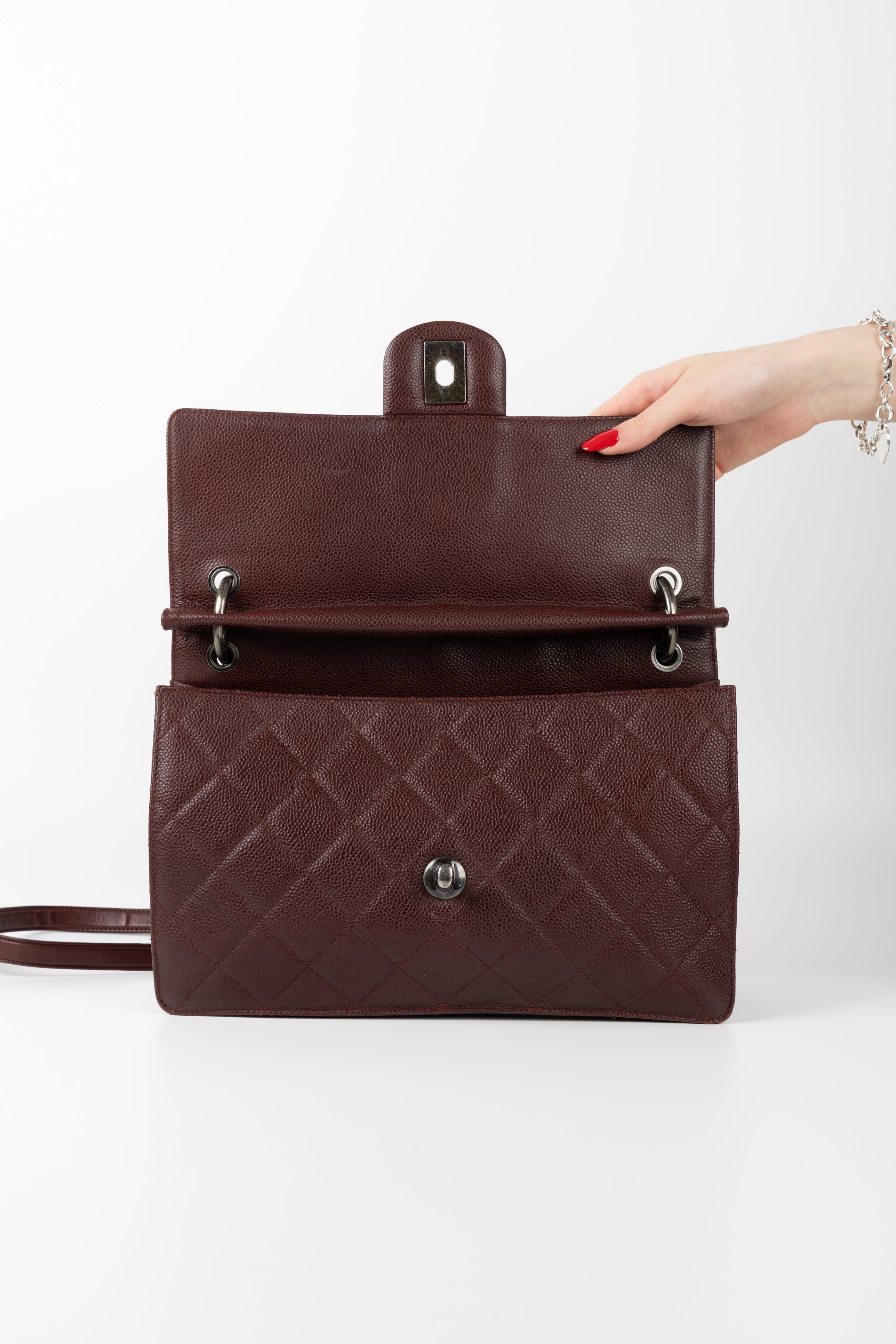 CHANEL CLASSIQUE TIMELESS BORDEAUX