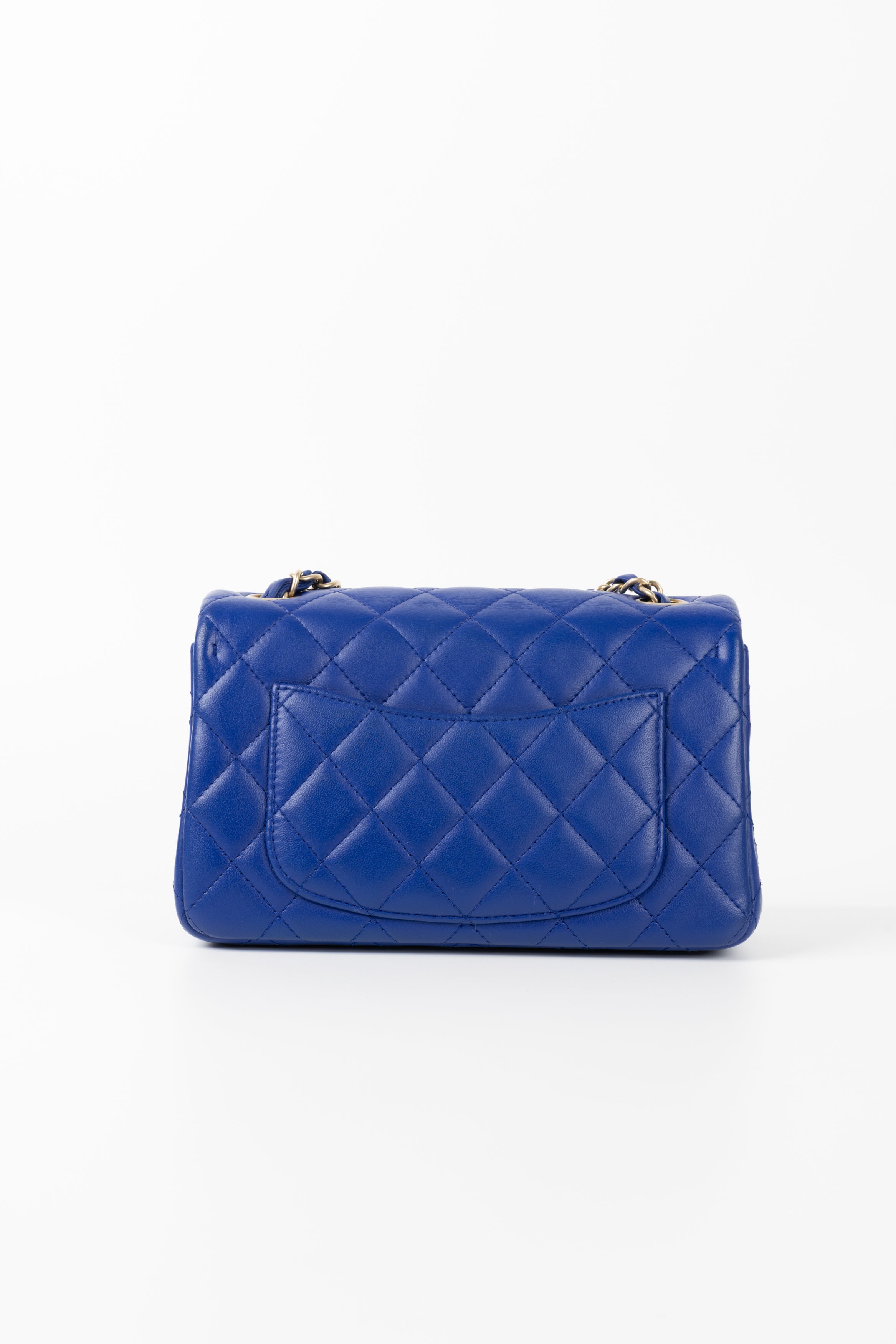 CHANEL RECTANGULAR BLU ELETTRICO
