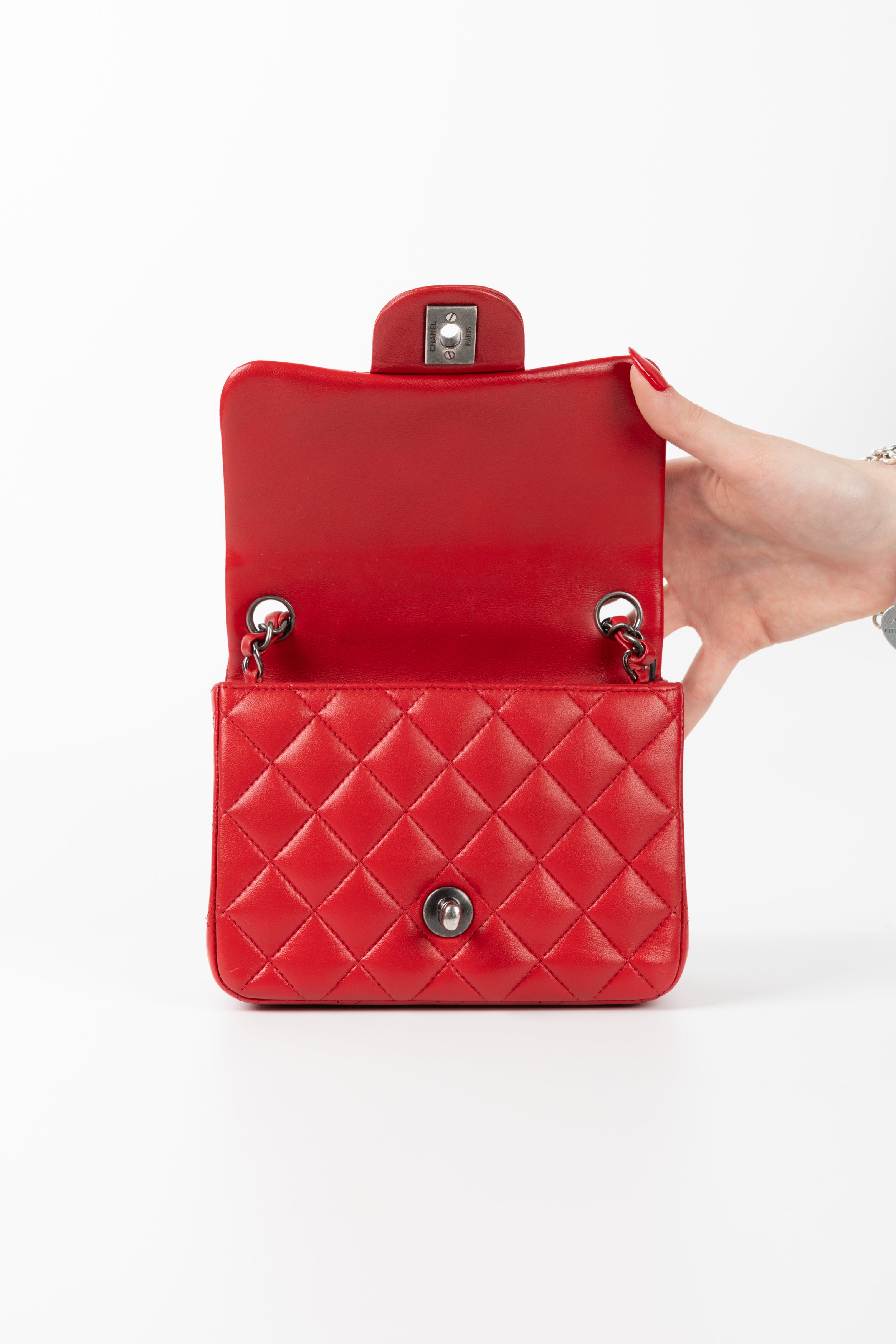 CHANEL MINI SQUARE ROSSA