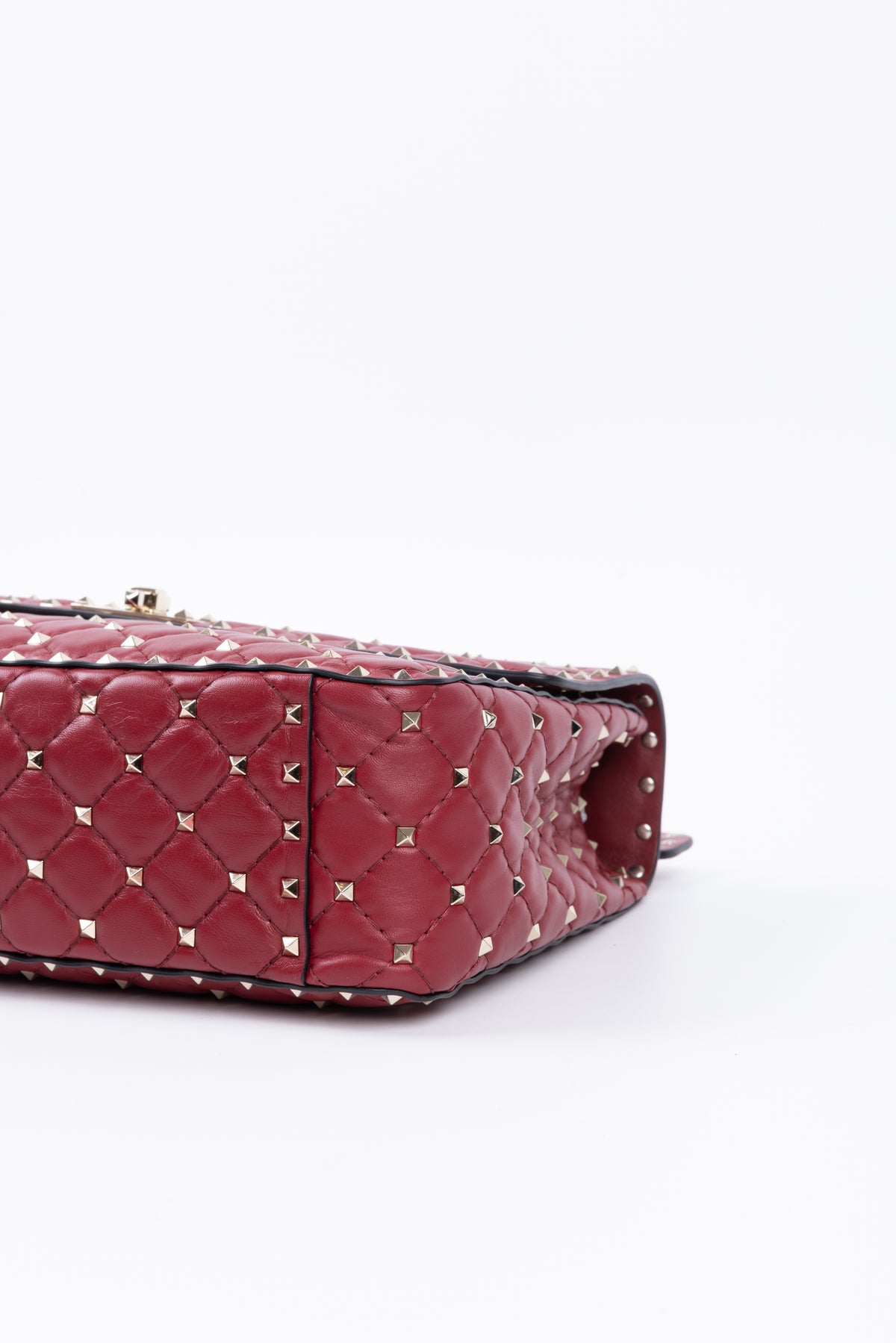 VALENTINO ROCKSTUD SPIKE BORDEAUX ()