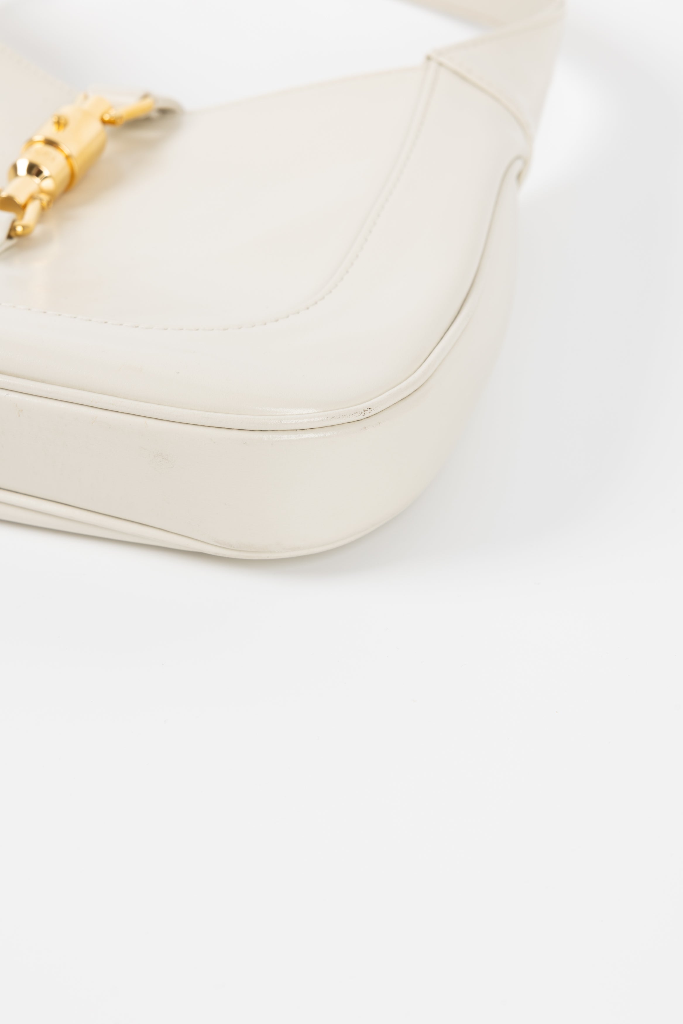 GUCCI JACKIE IN PELLE BIANCA