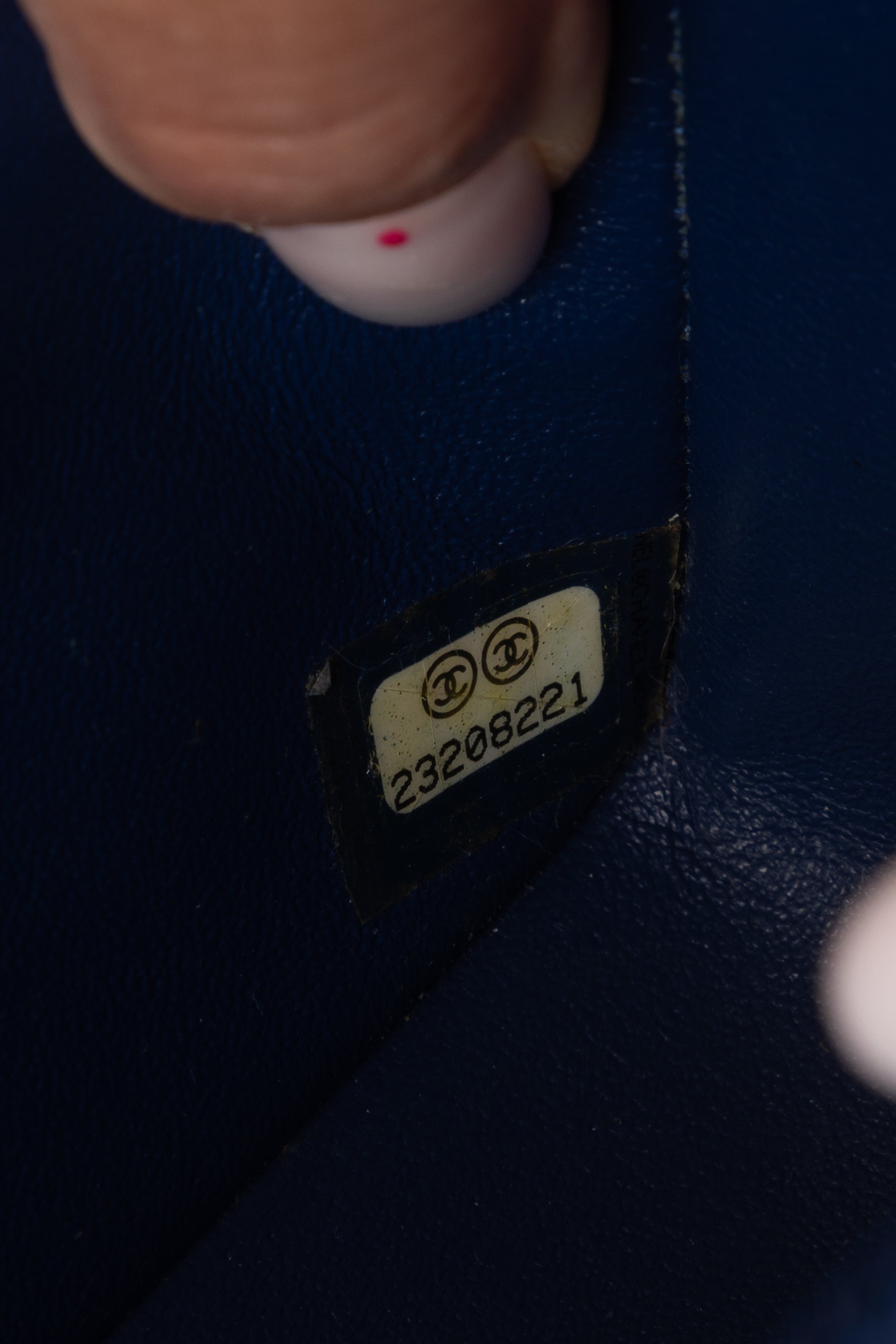 CHANEL RECTANGULAR BLU