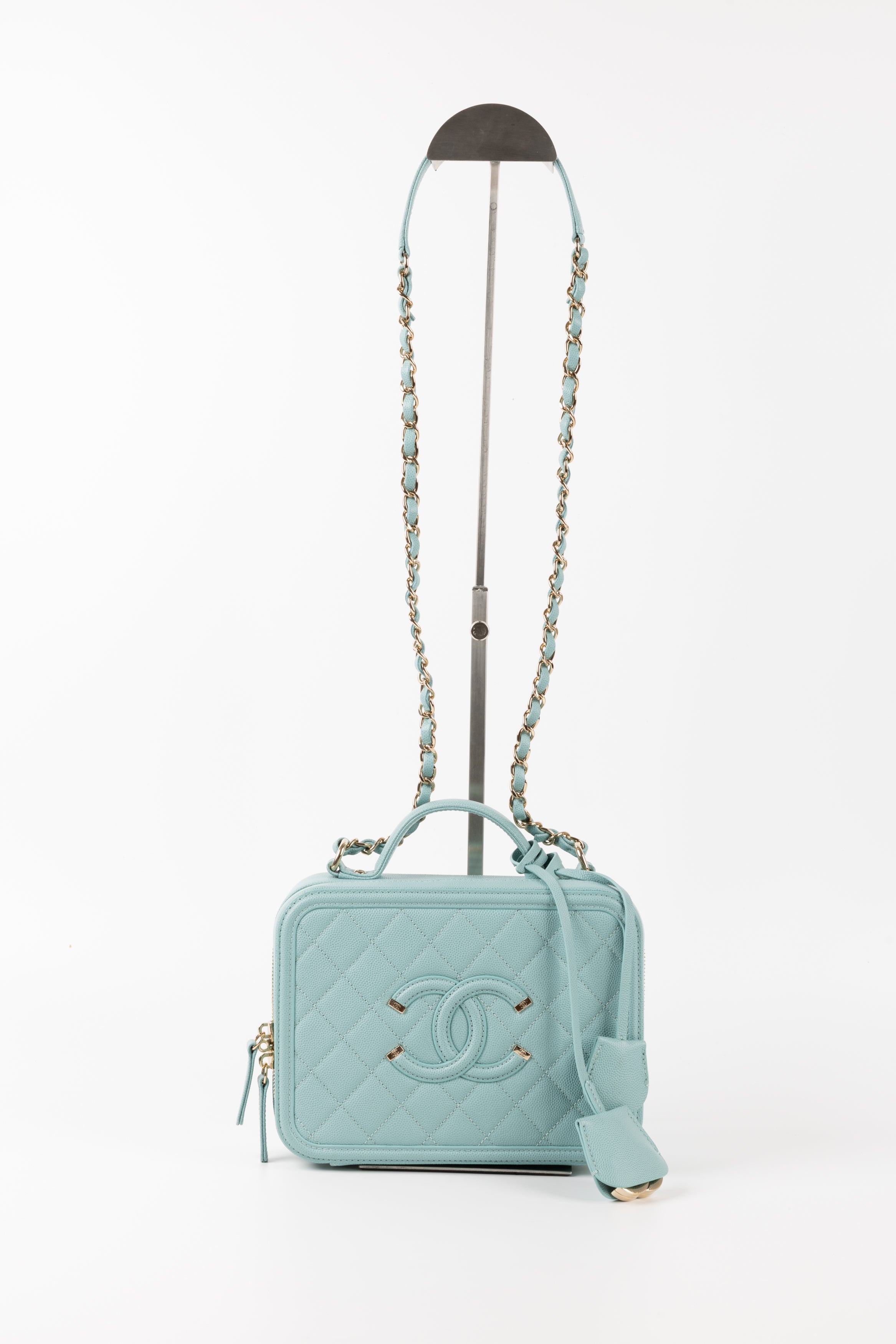 CHANEL VANITY TURCHESE