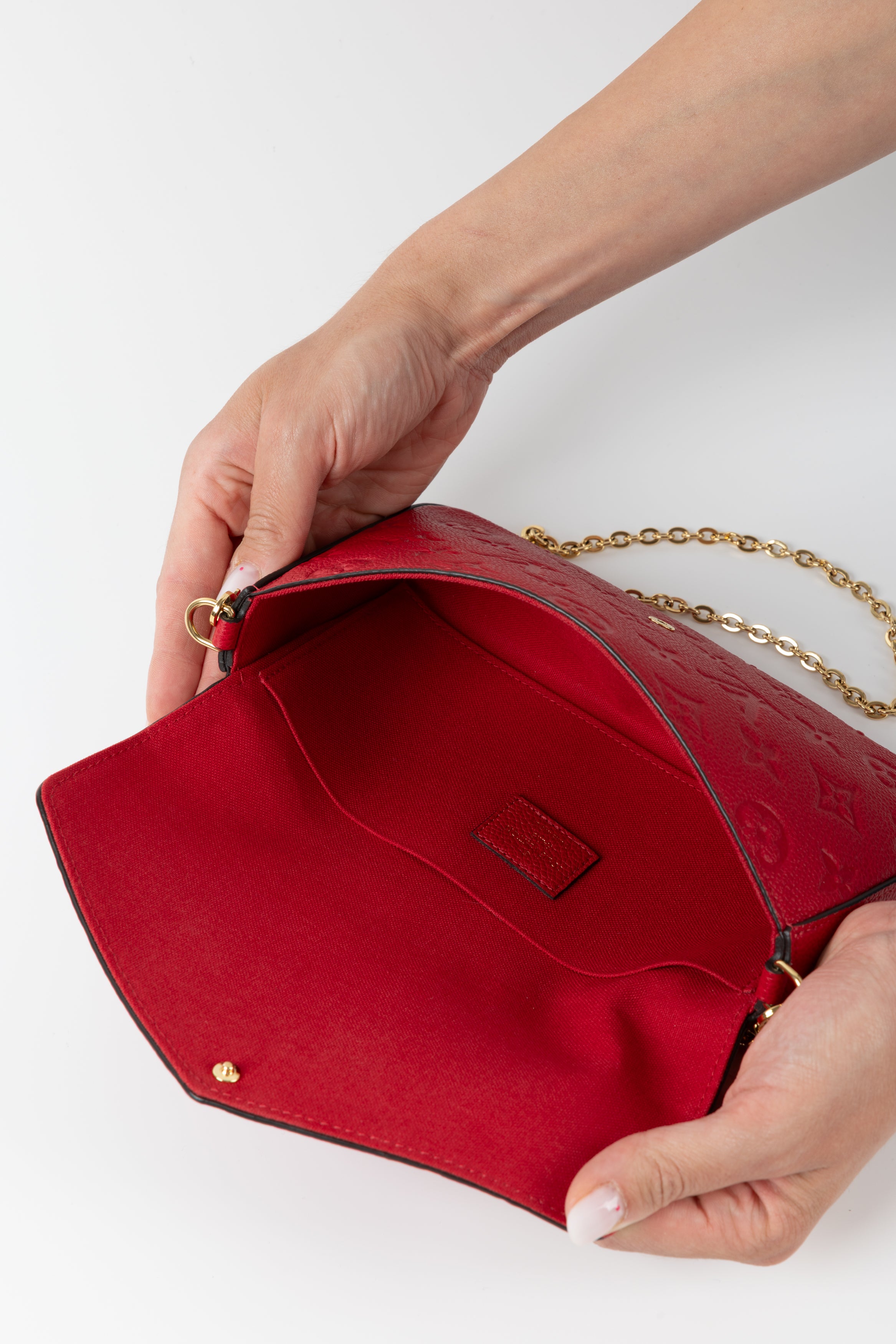 LOUIS VUITTON FELICIE ROSSA