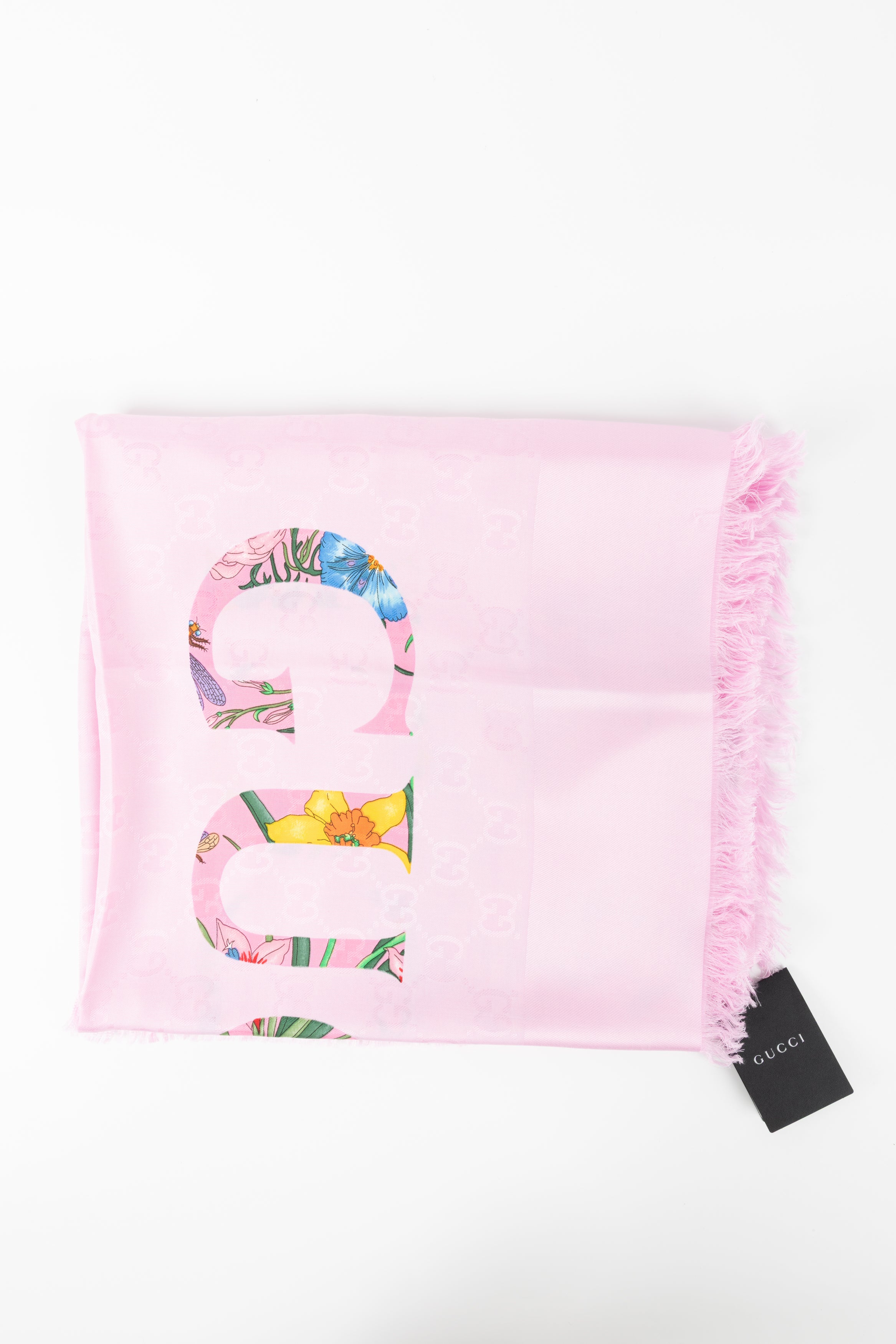 GUCCI STOLA ROSA FIORI 13