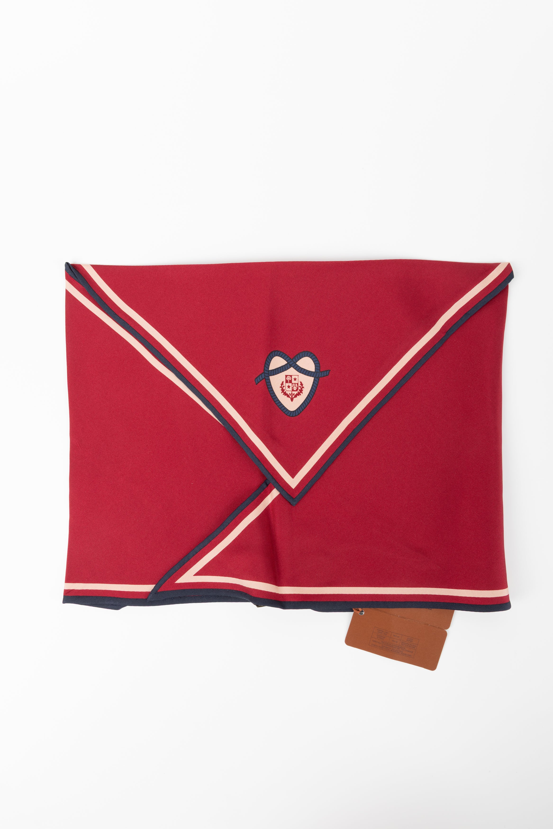LORO PIANA BANDANA TRIANGOLO ROSSO