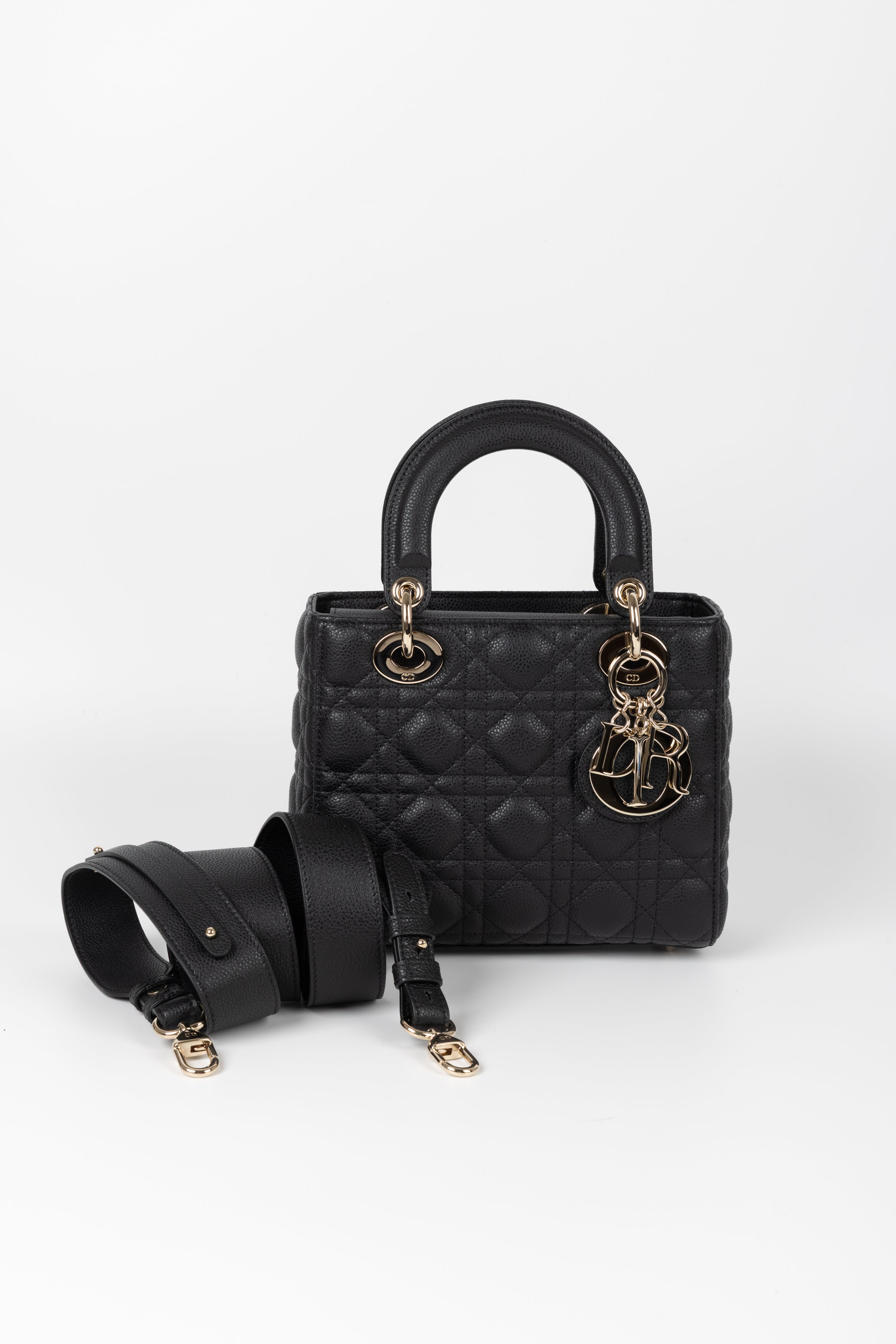 LADY DIOR SMALL NERA CAVIAR