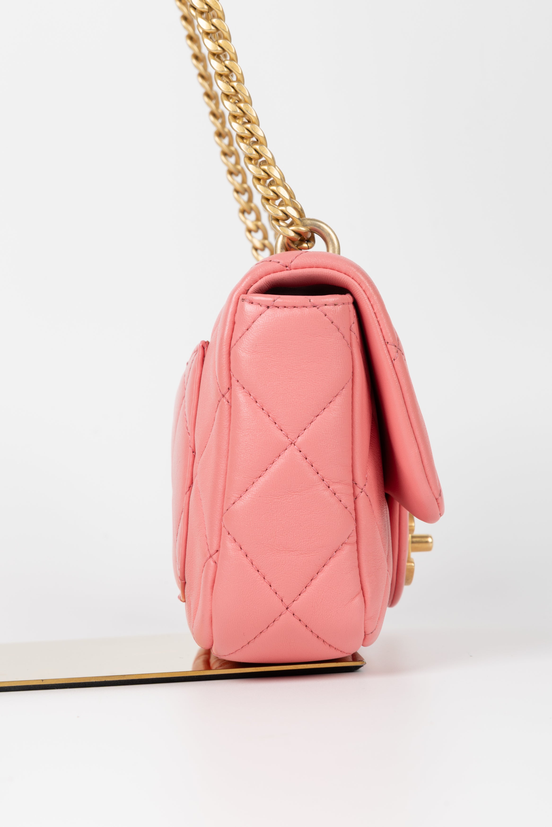 CHANEL MINI FLAP ROSA