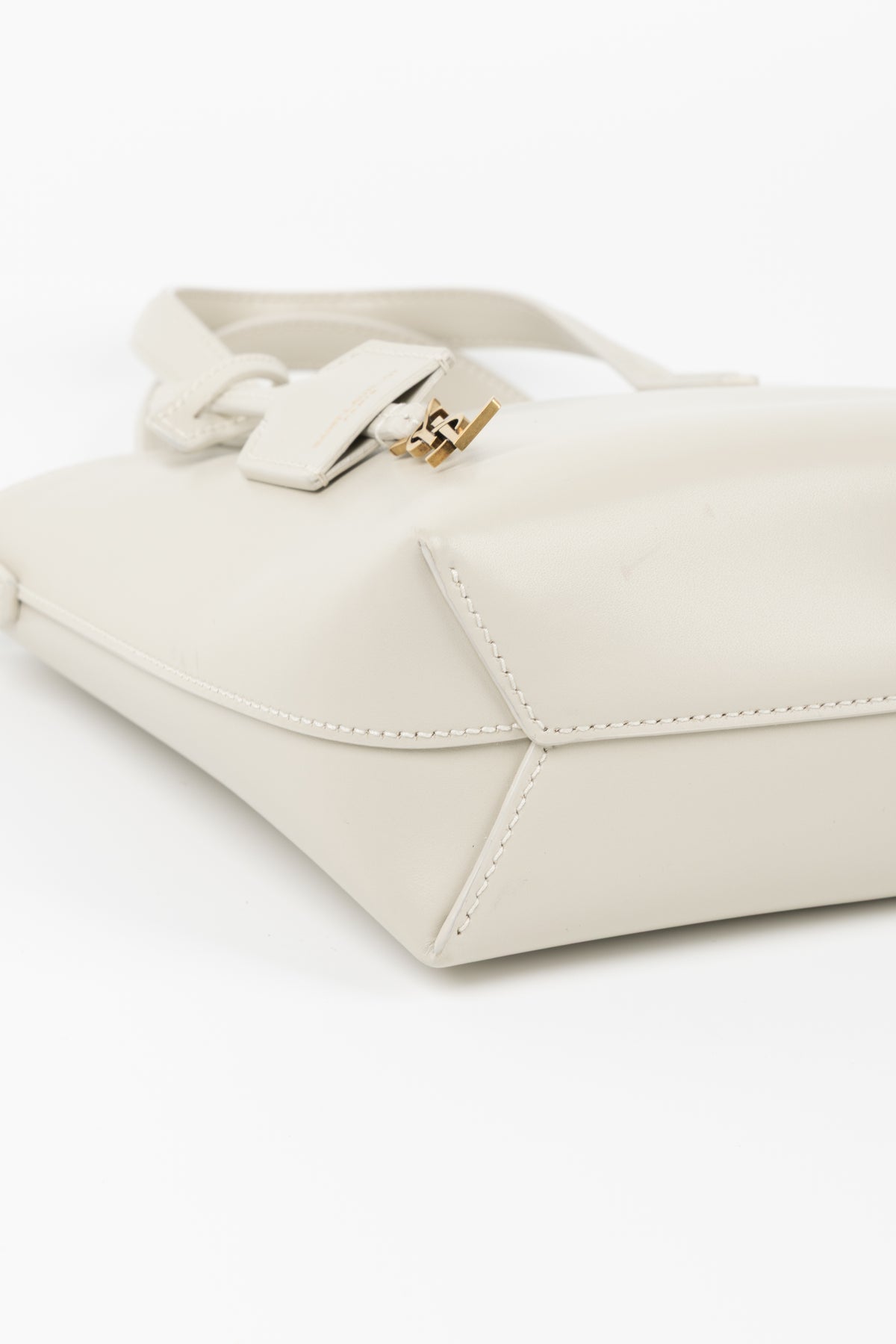 SAINT LAURENT MINI TOY SHOPPING CREMA SOFT