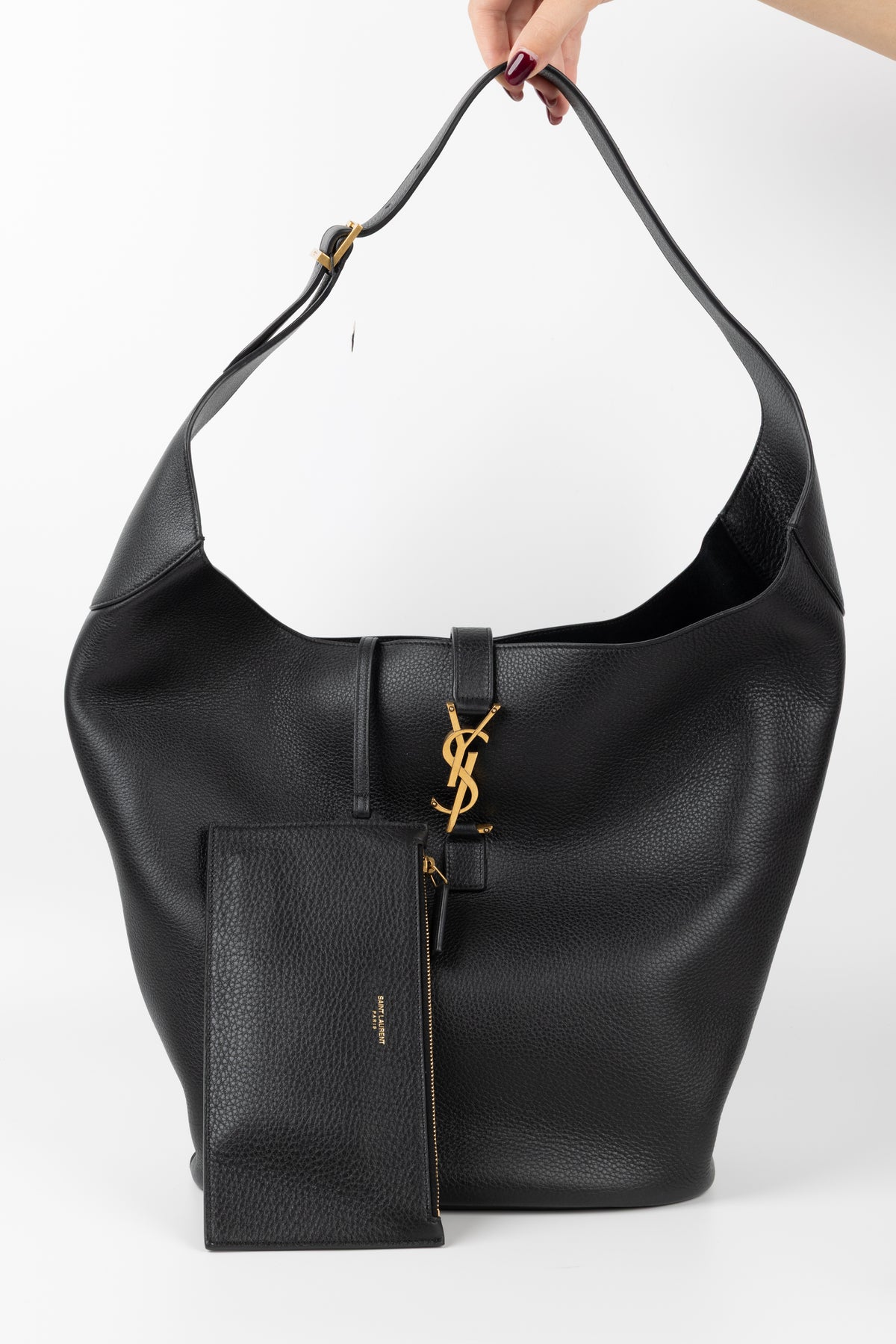 SAINT LAURENT SHOPPING MIRAGE NERA