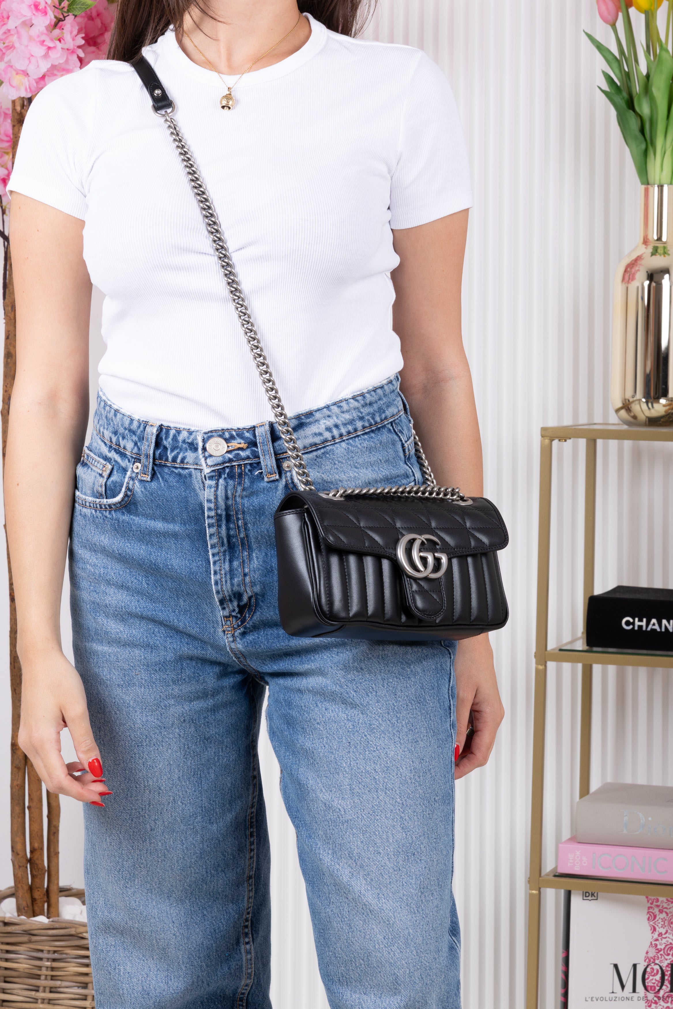 GUCCI MARMONT NERA/ARGENTO