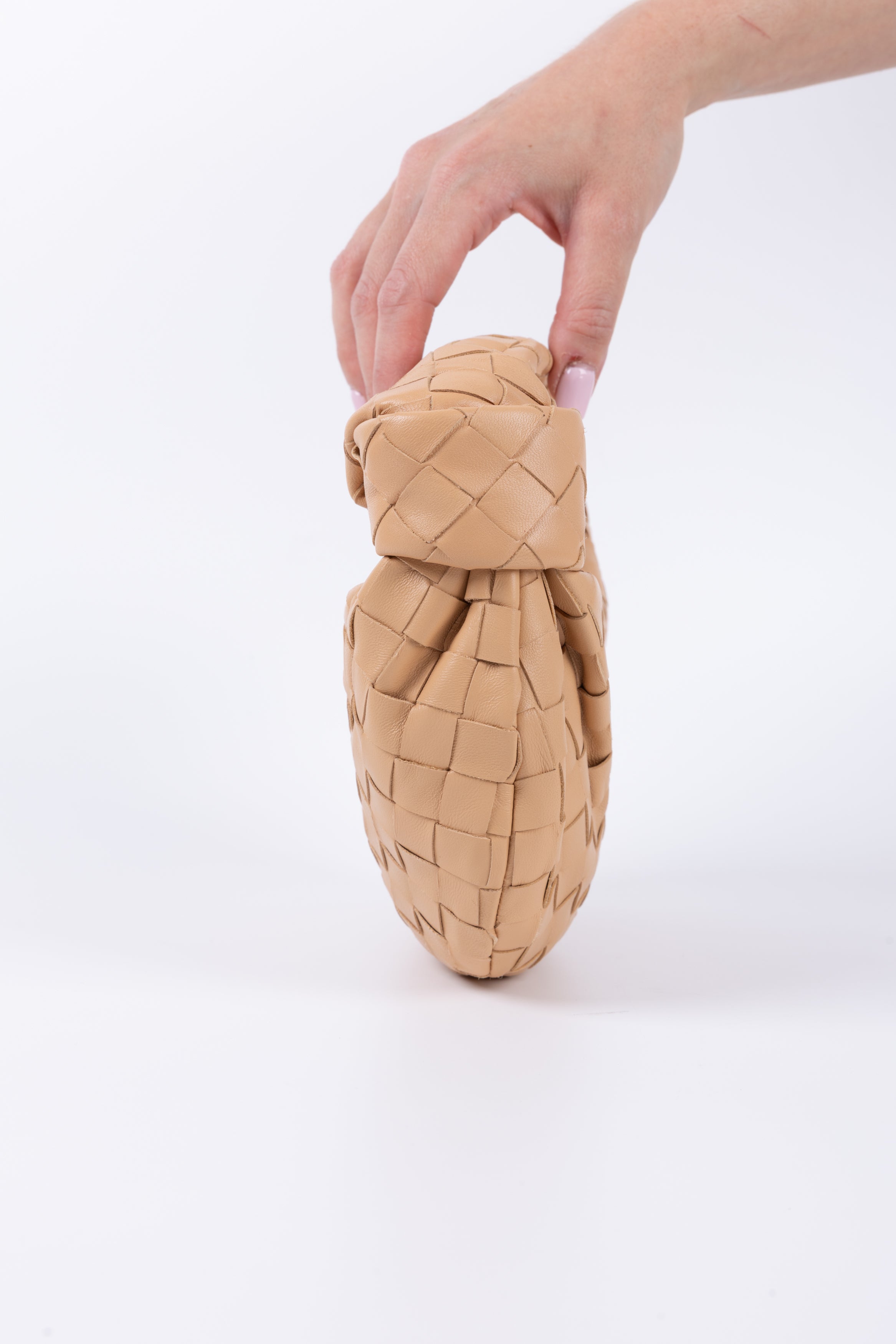 BOTTEGA VENETA MINI JODIE ALMOND