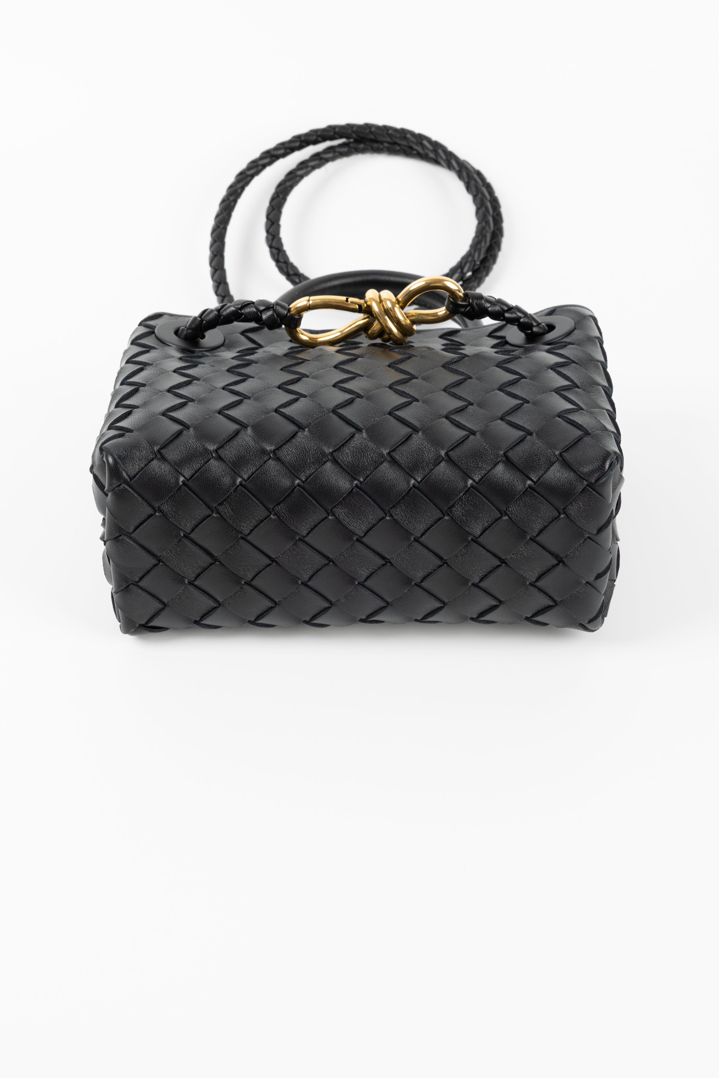 BOTTEGA VENETA ANDIAMO MINI NERA