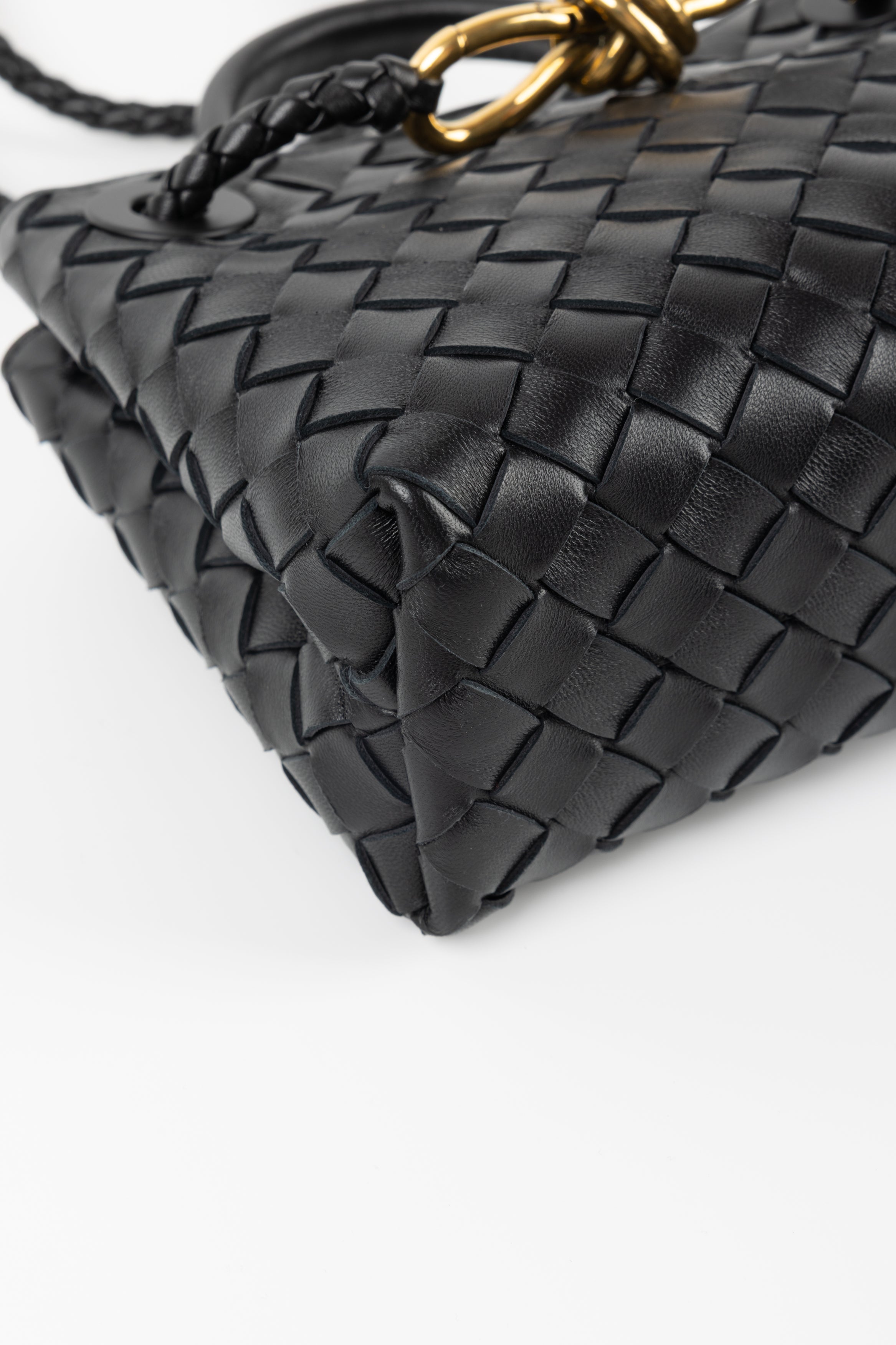 BOTTEGA VENETA ANDIAMO MINI NERA
