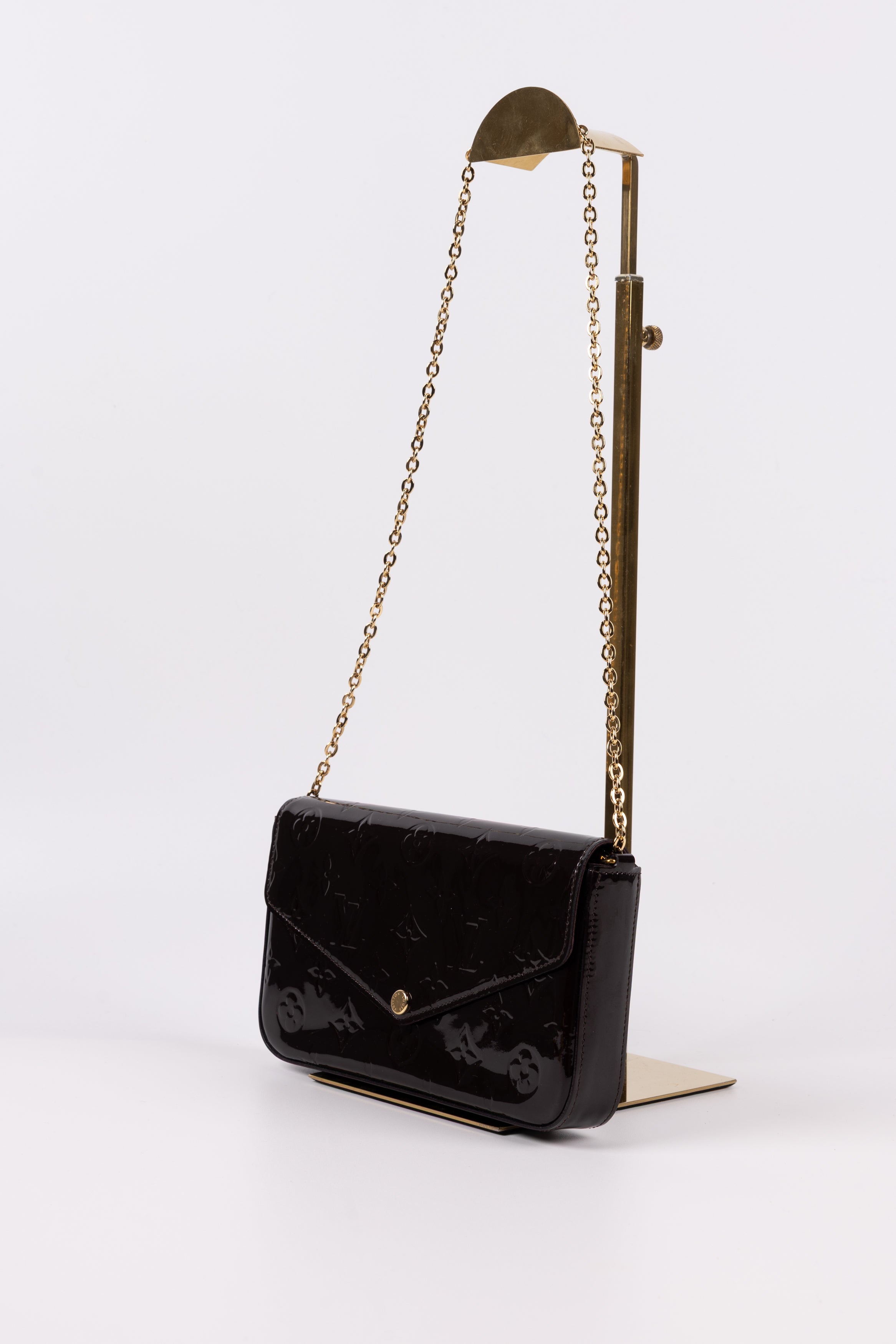 Louis Vuitton Felicie Vernice Wine