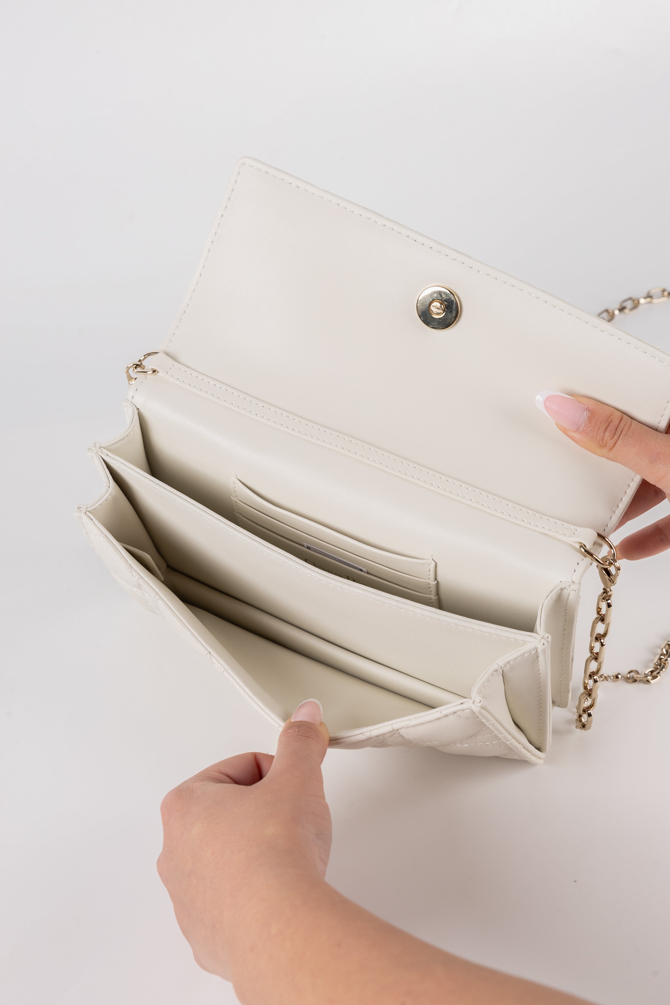Dior Mini borsa My Dior Latte