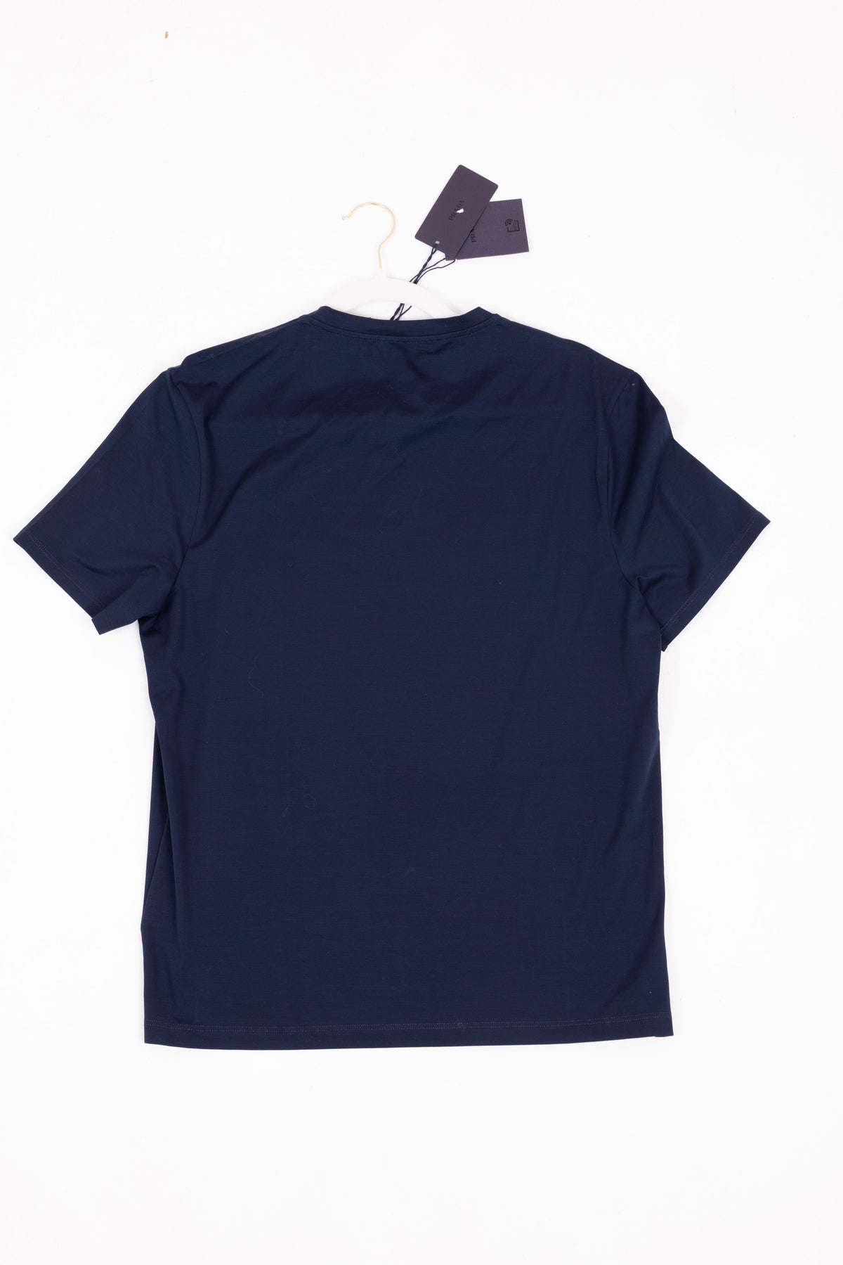 PRADA T-SHIRT BLU BOX LOGO
