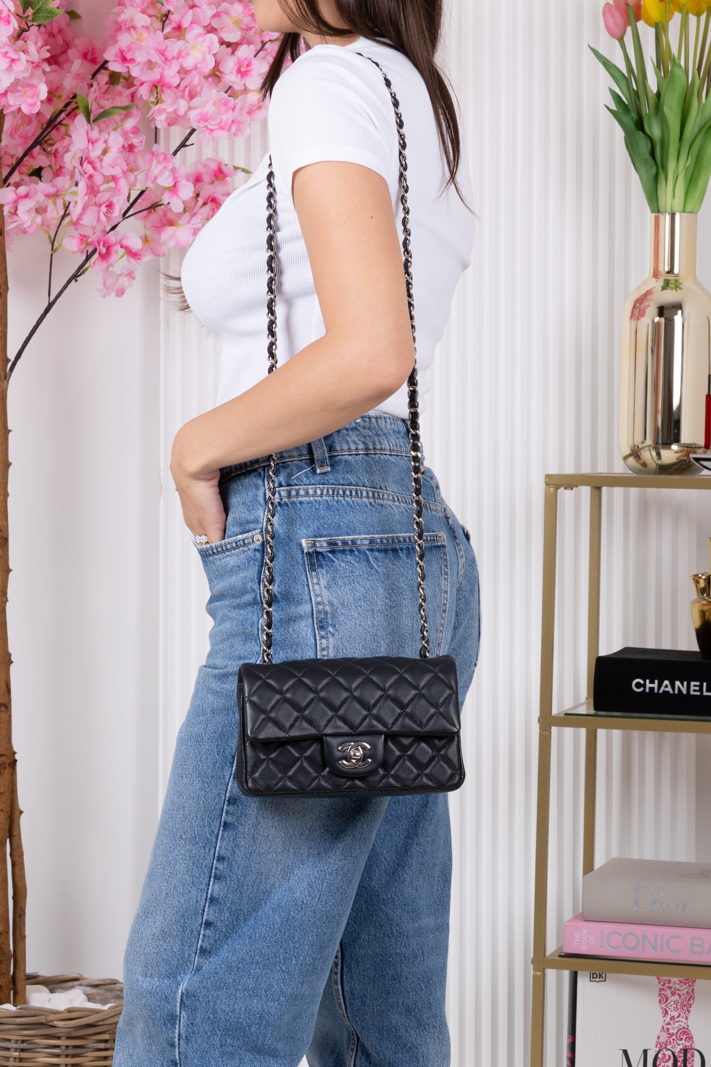 CHANEL RECTANGULAR NERA
