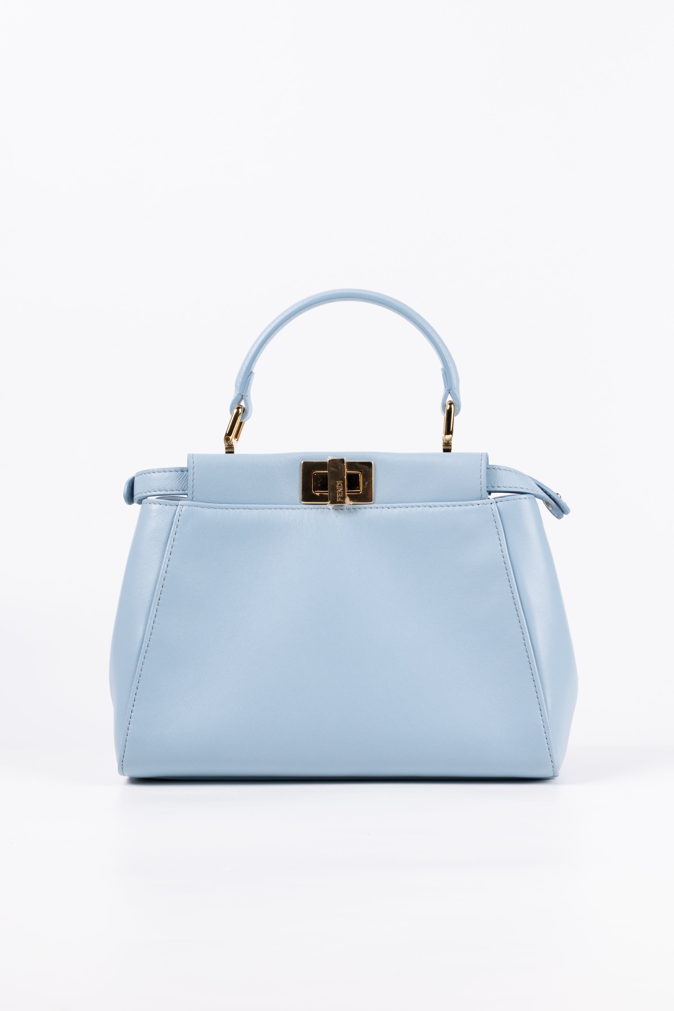 Fendi Peekaboo mini azzurro