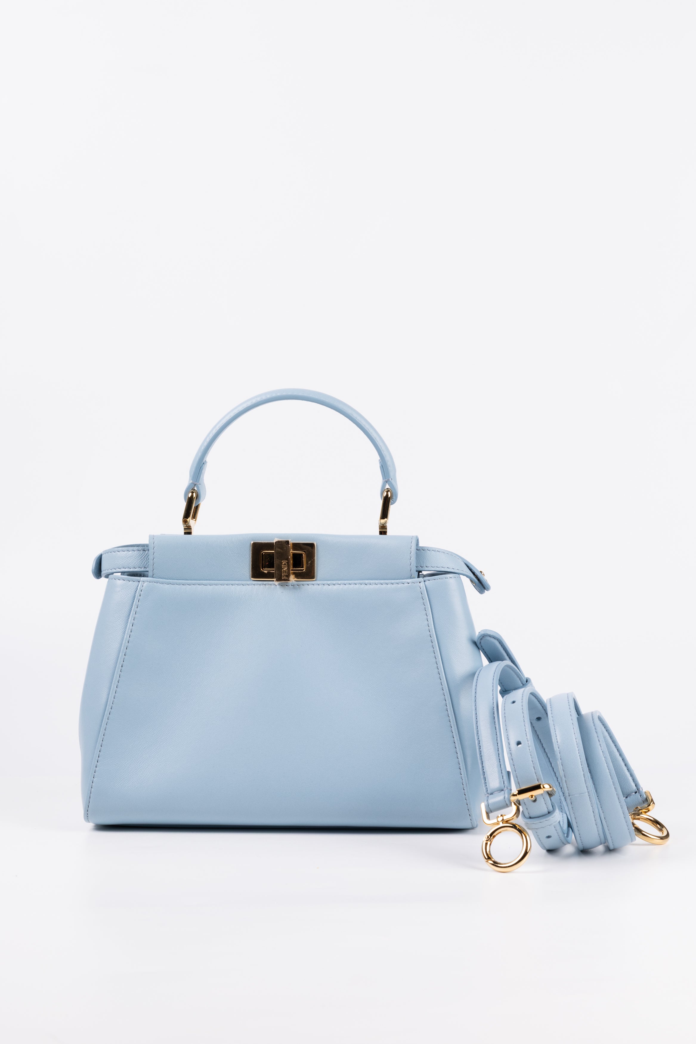 Fendi Peekaboo mini azzurro