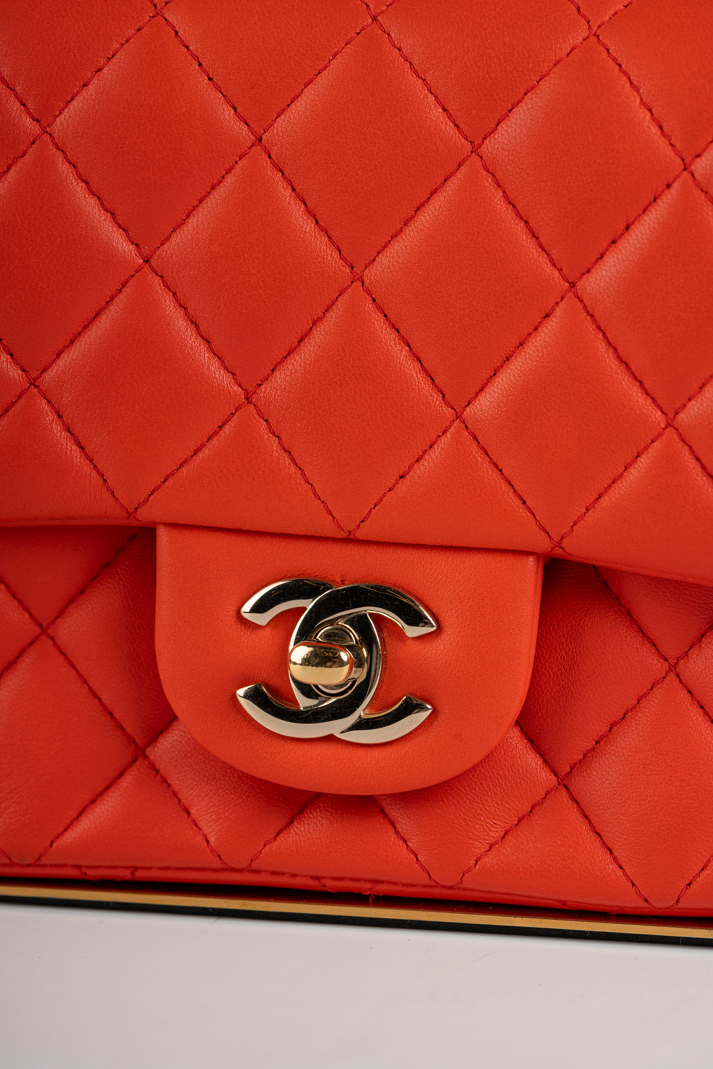 Chanel Mini Square Corallo