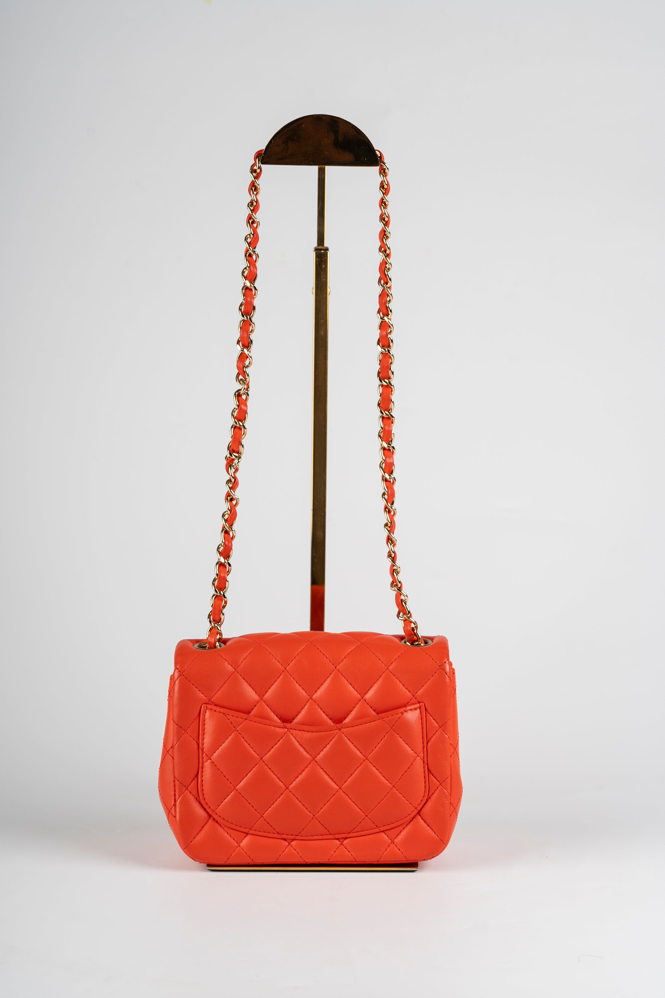Chanel Mini Square Corallo