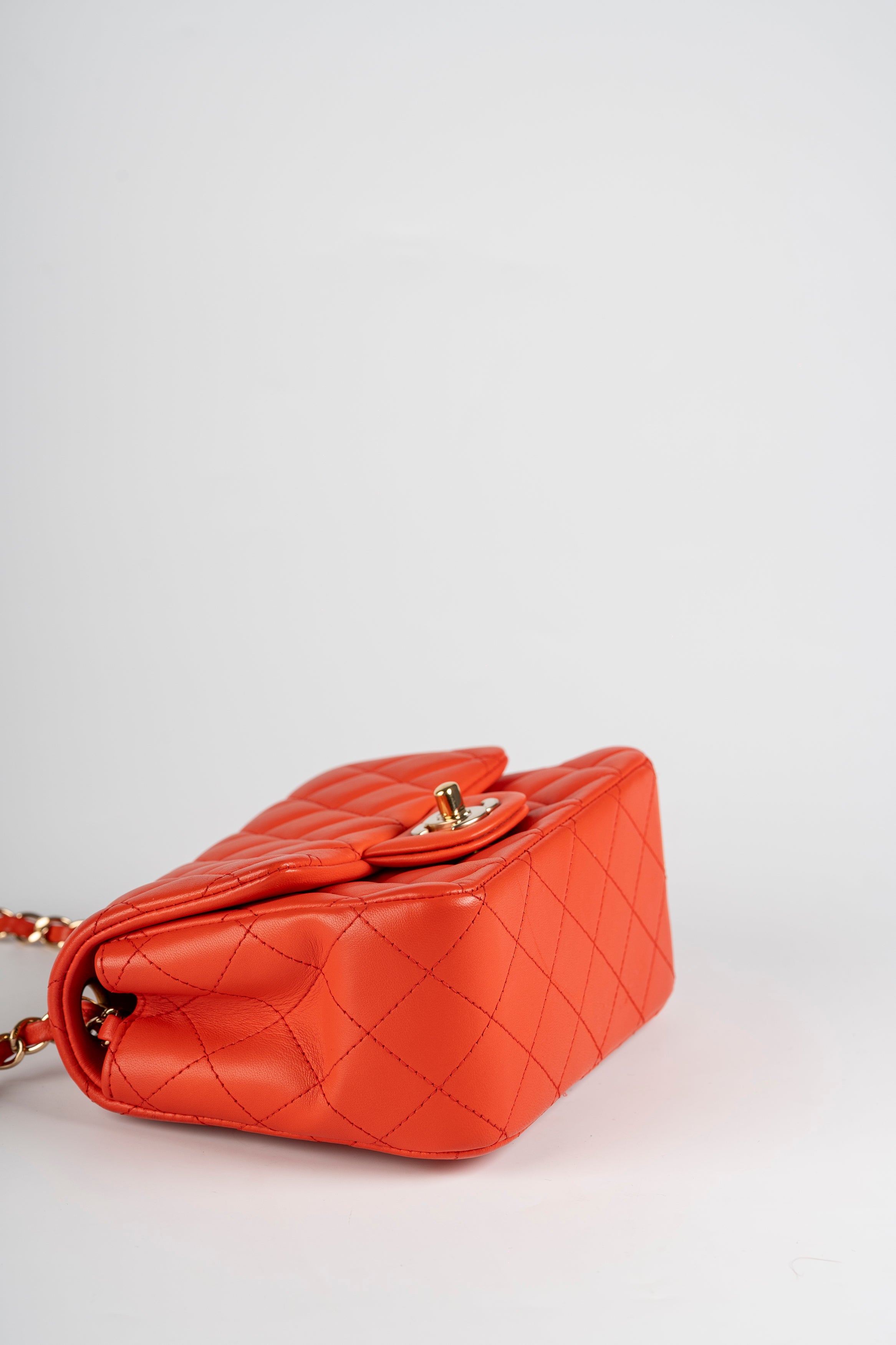 Chanel Mini Square Corallo