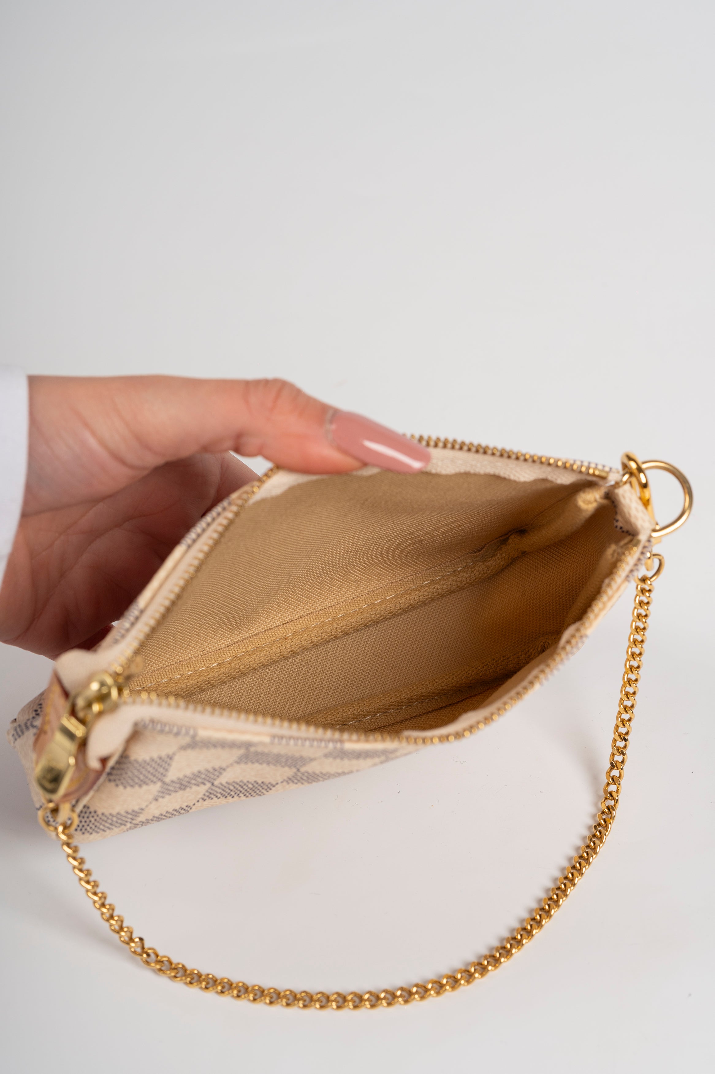 Louis Vuitton Mini Pochette Accessoires Damier Azur