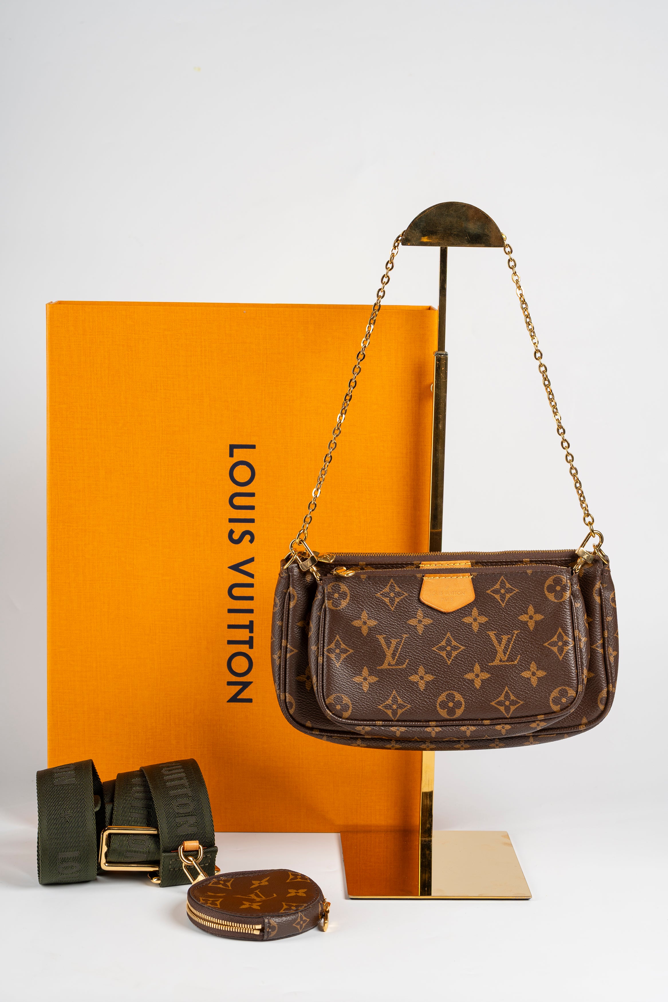 Louis Vuitton Multi Pochette Accessoires Verde/monogram