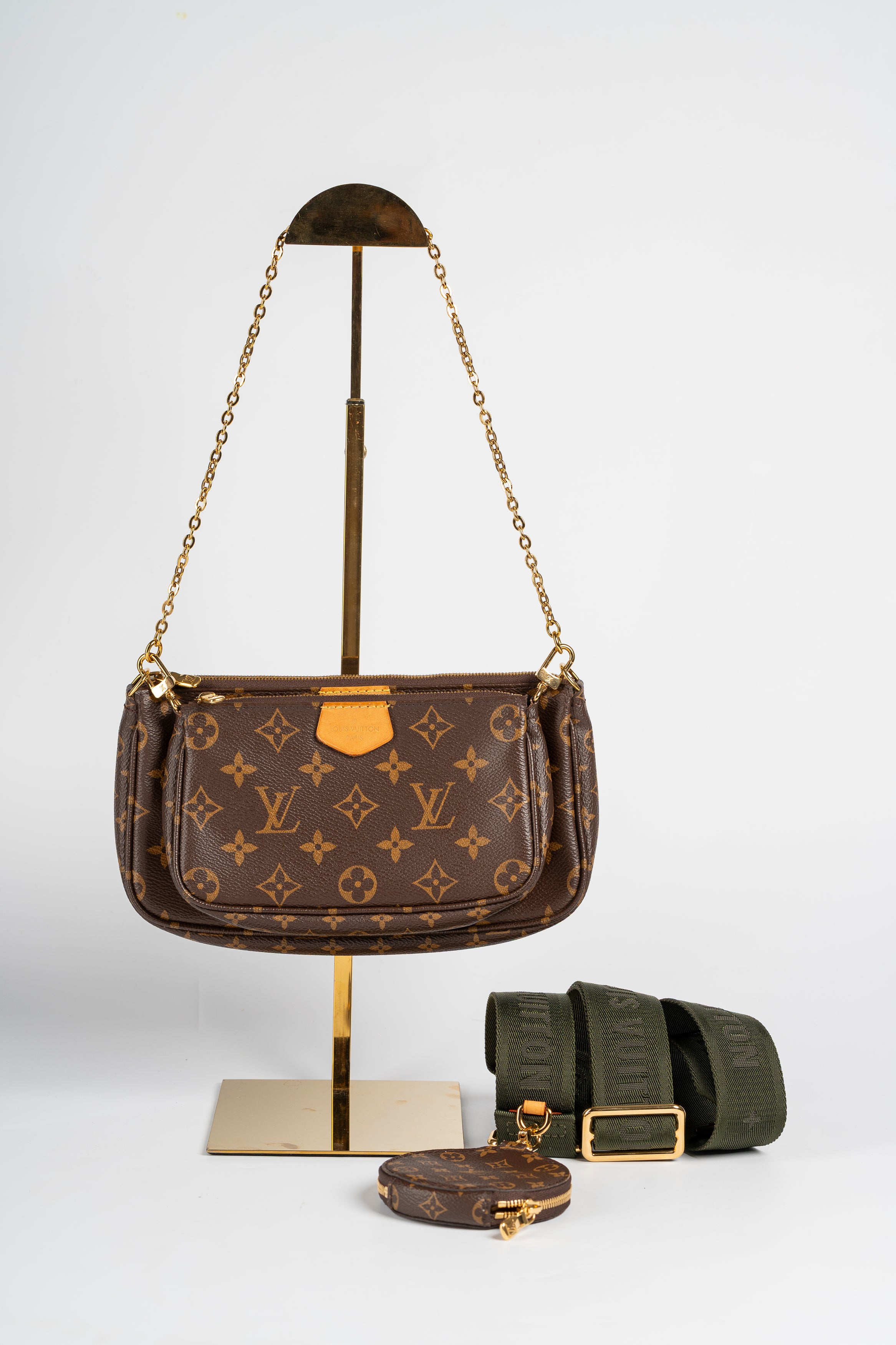 Louis Vuitton Multi Pochette Accessoires Verde/monogram