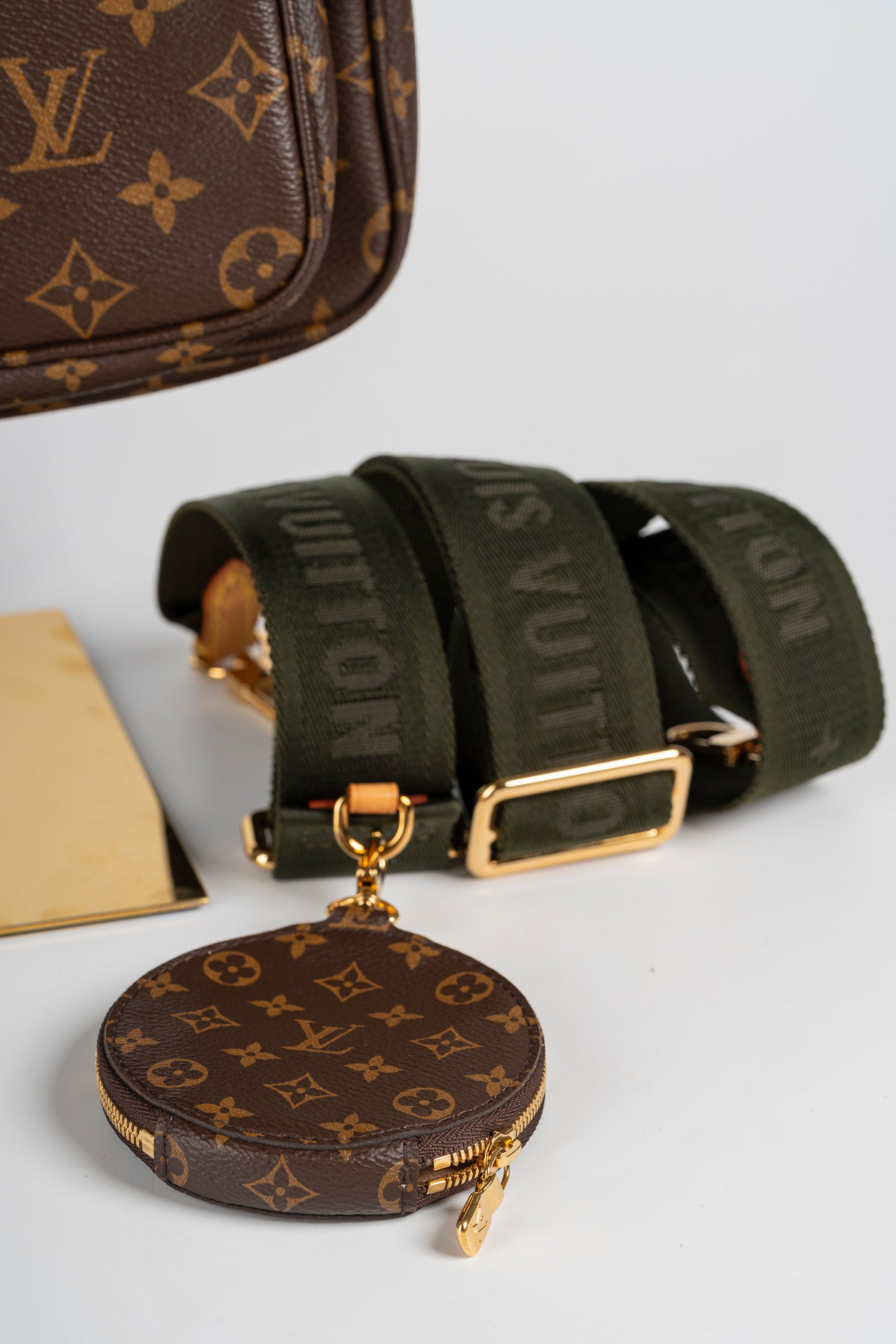 Louis Vuitton Multi Pochette Accessoires Verde/monogram