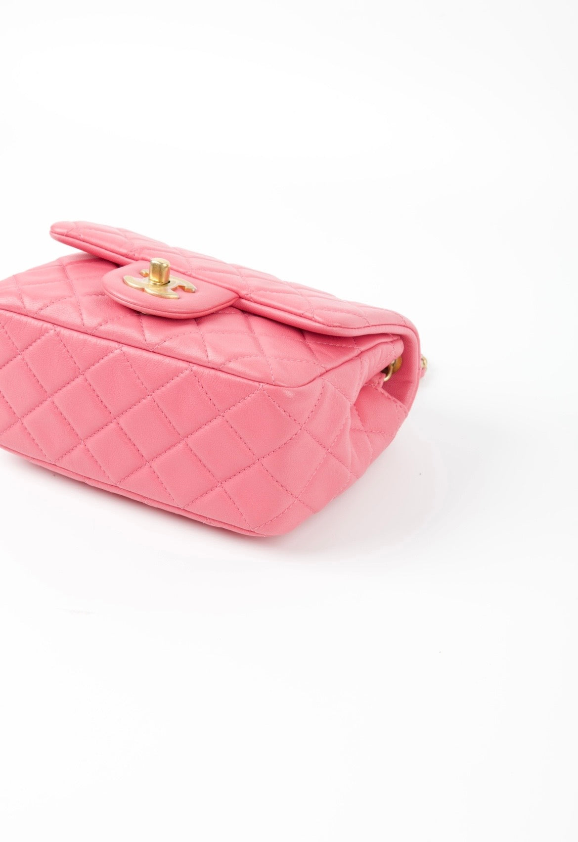 CHANEL MINI SQUARE ROSA