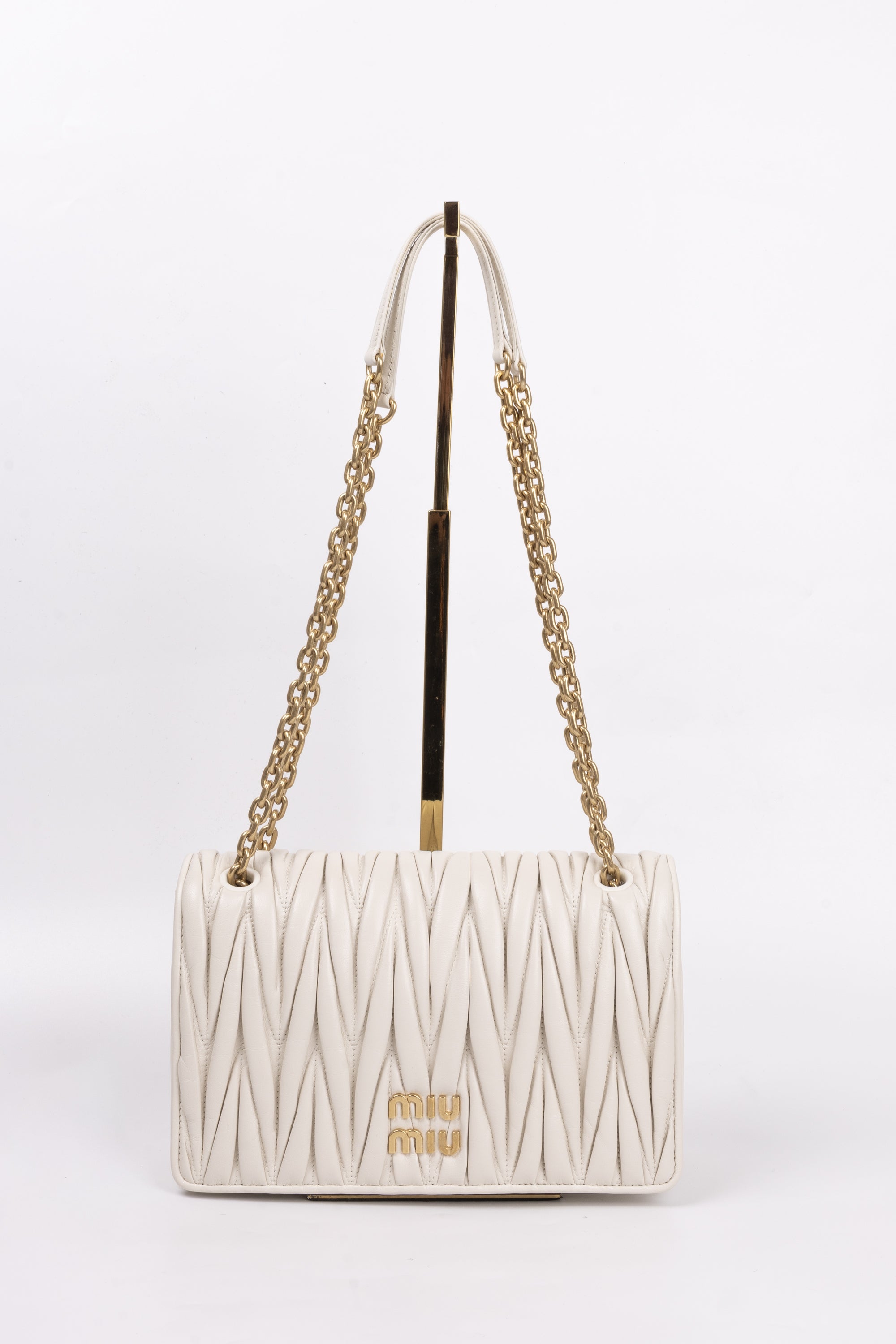 Miu Miu Chain Bag Bianca