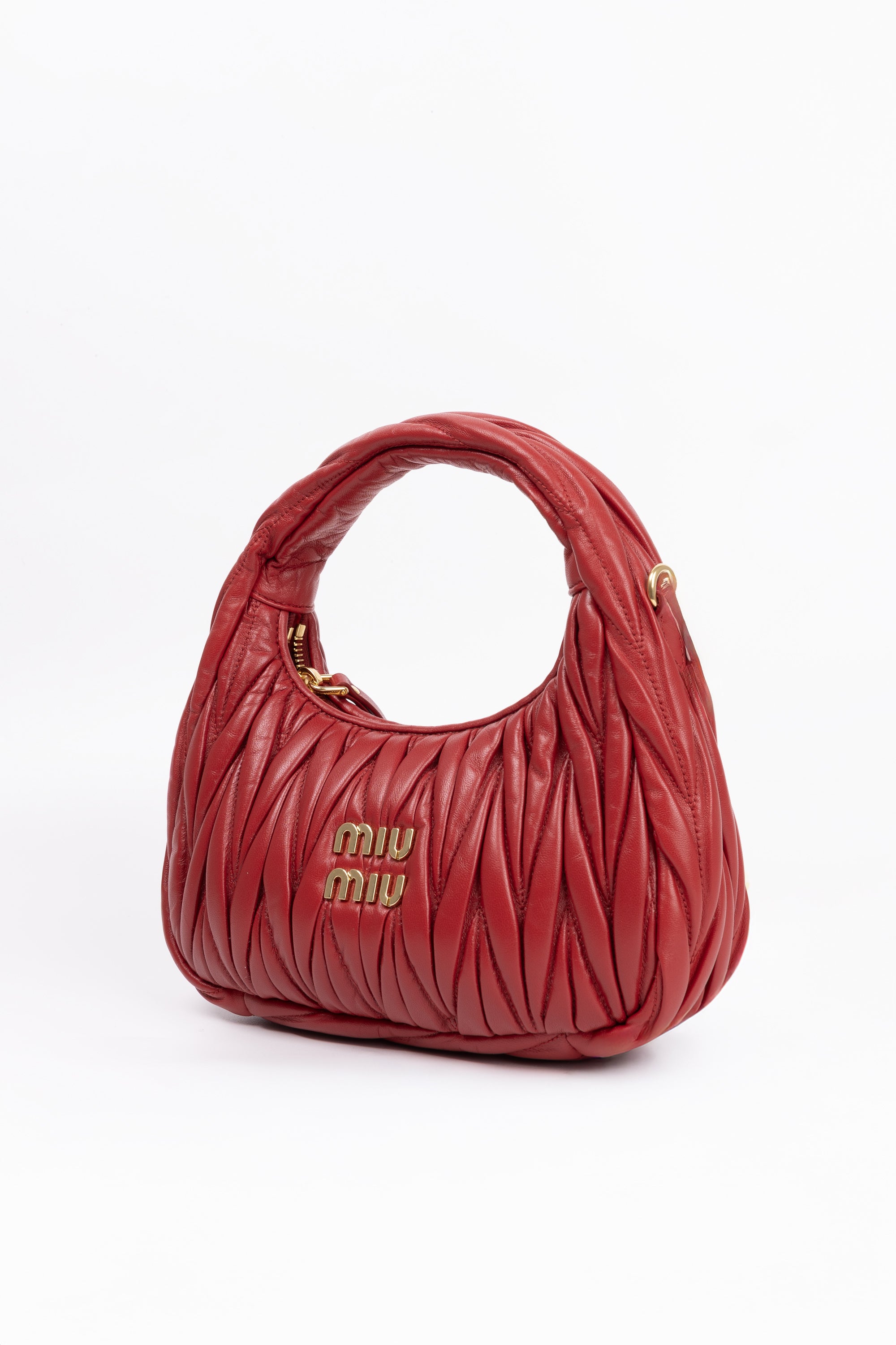 Miu Miu Hobo Wander Small Rossa