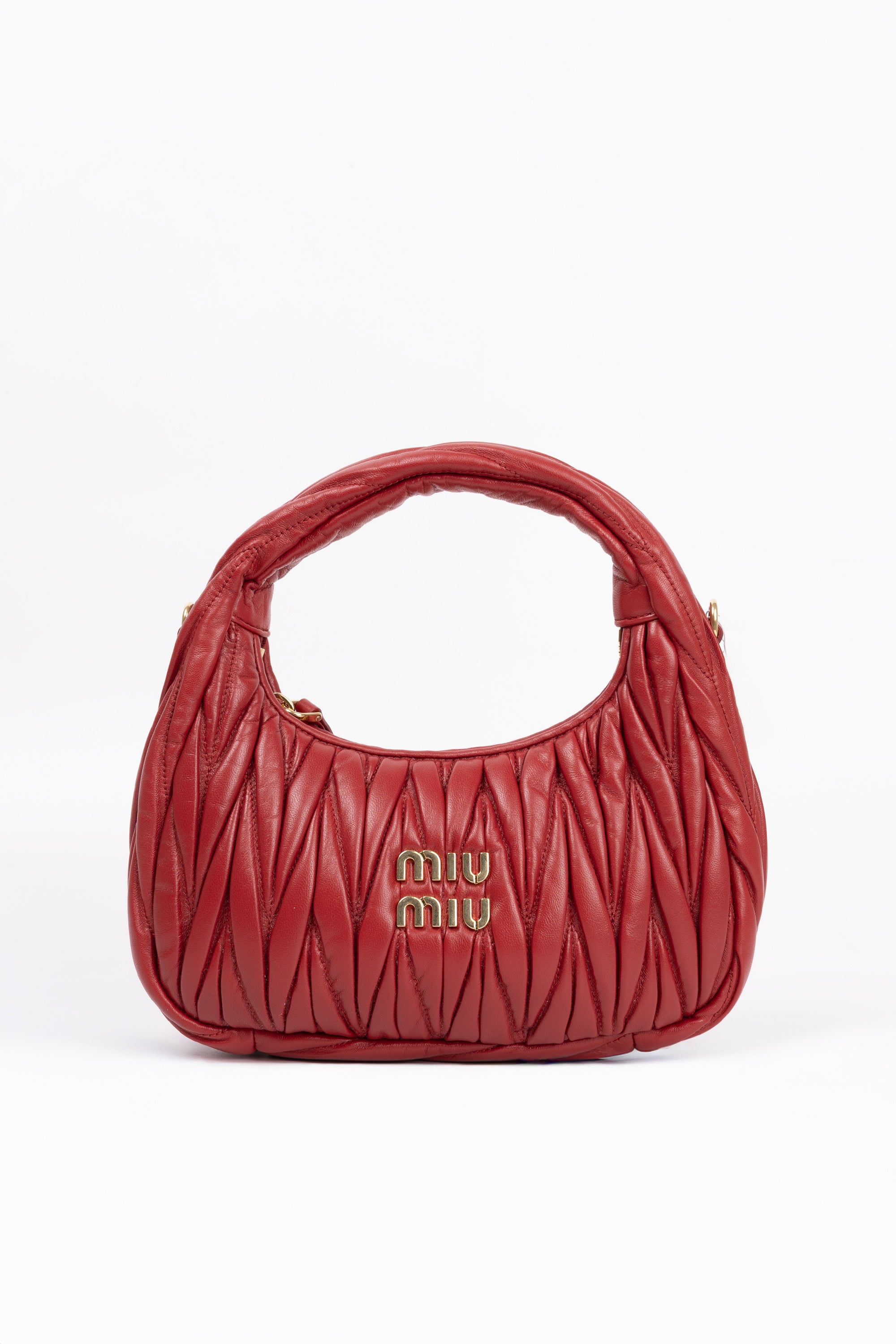 Miu Miu Hobo Wander Small Rossa