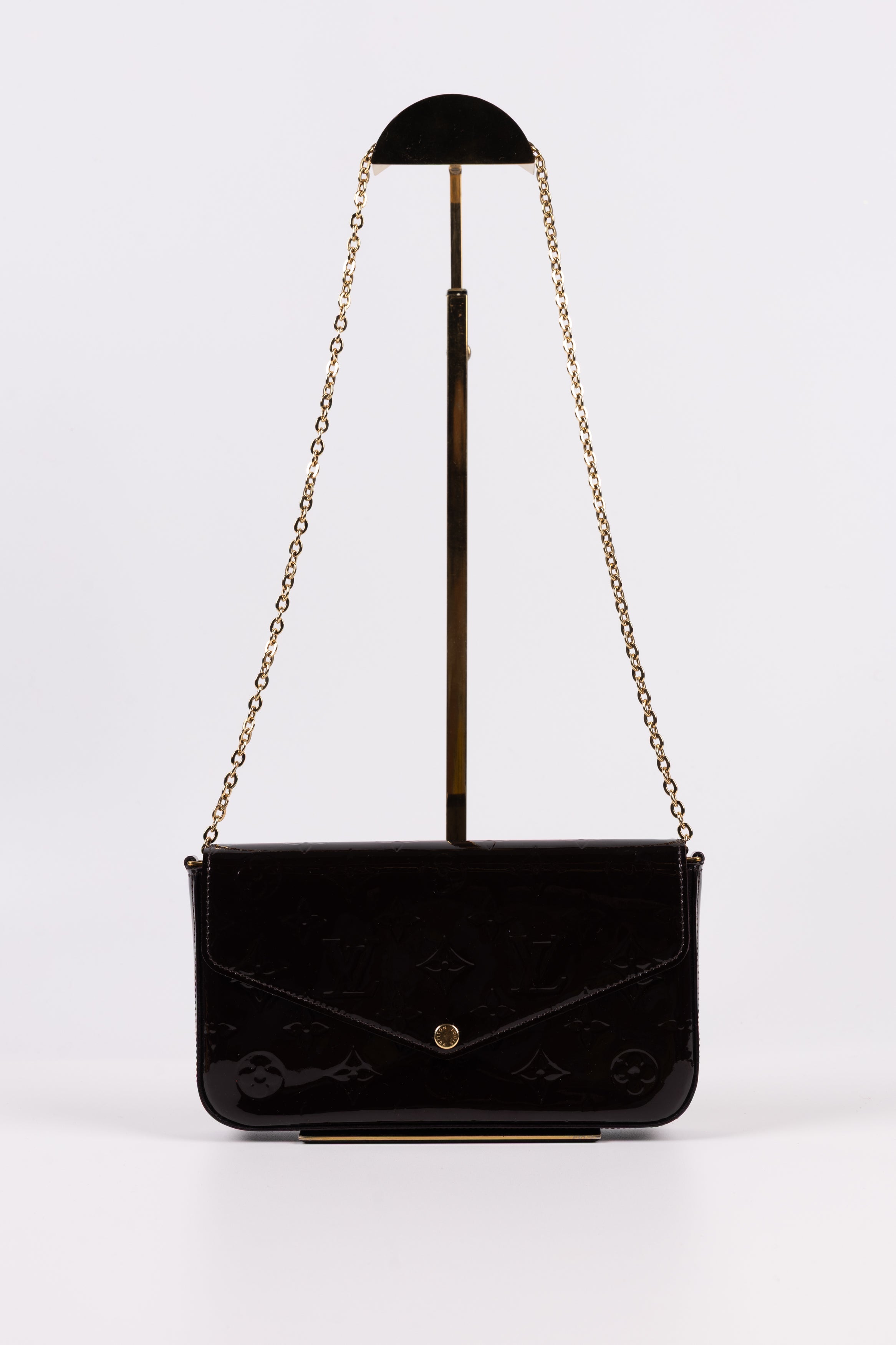 Louis Vuitton Felicie Vernice Wine